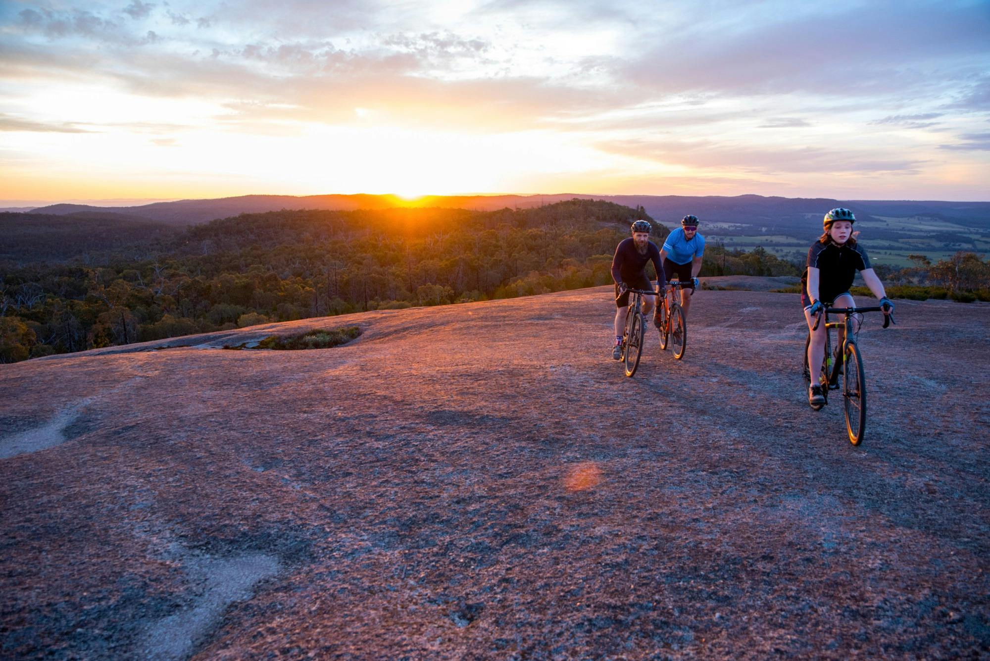 Mt Pilot sunset ride, Chiltern