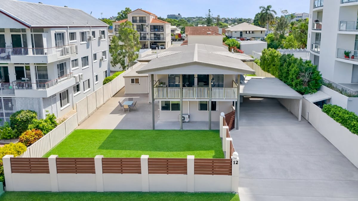 Aerial House front