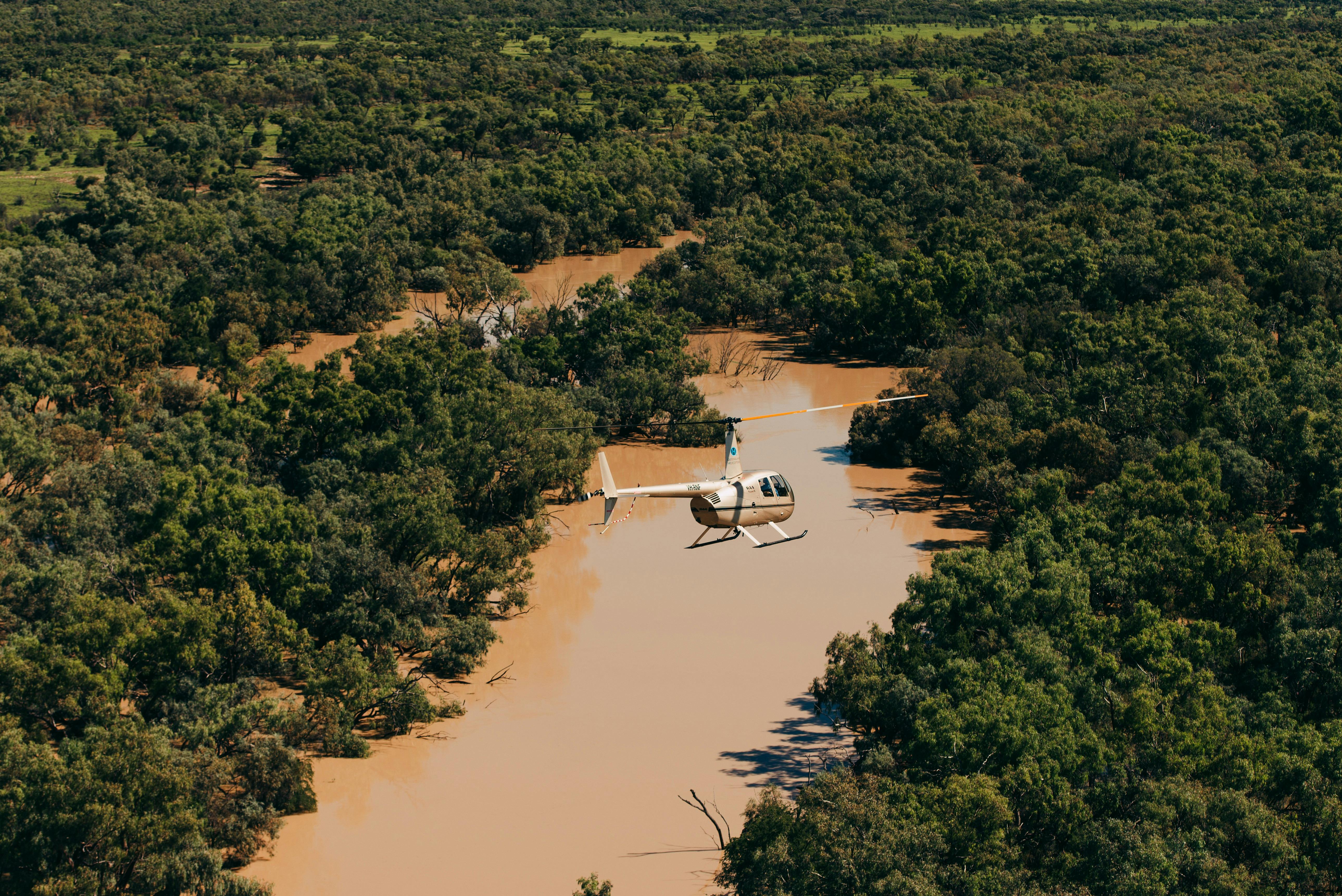 Fly above the Thomson River