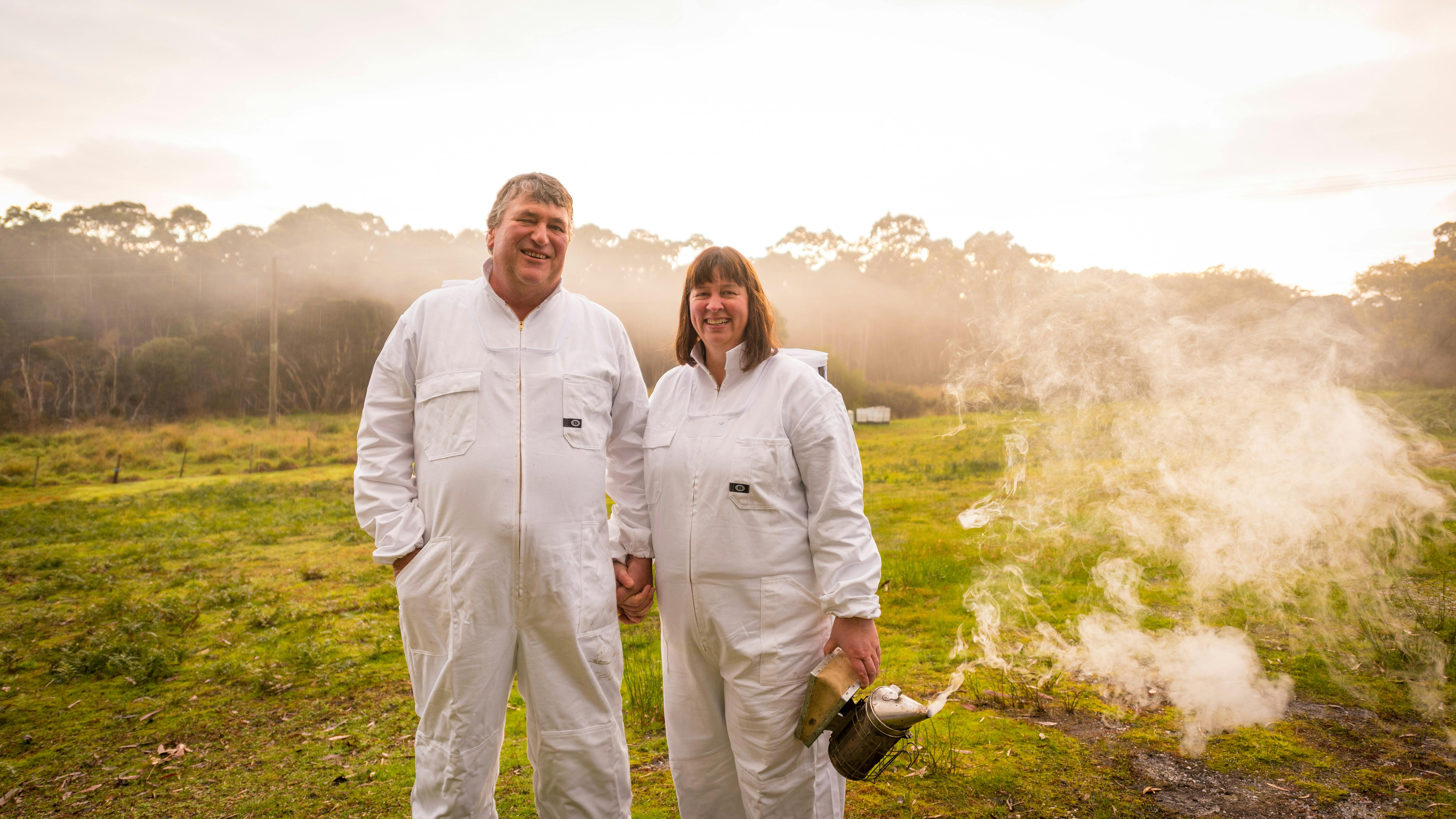 Robbie and Nicola Charles