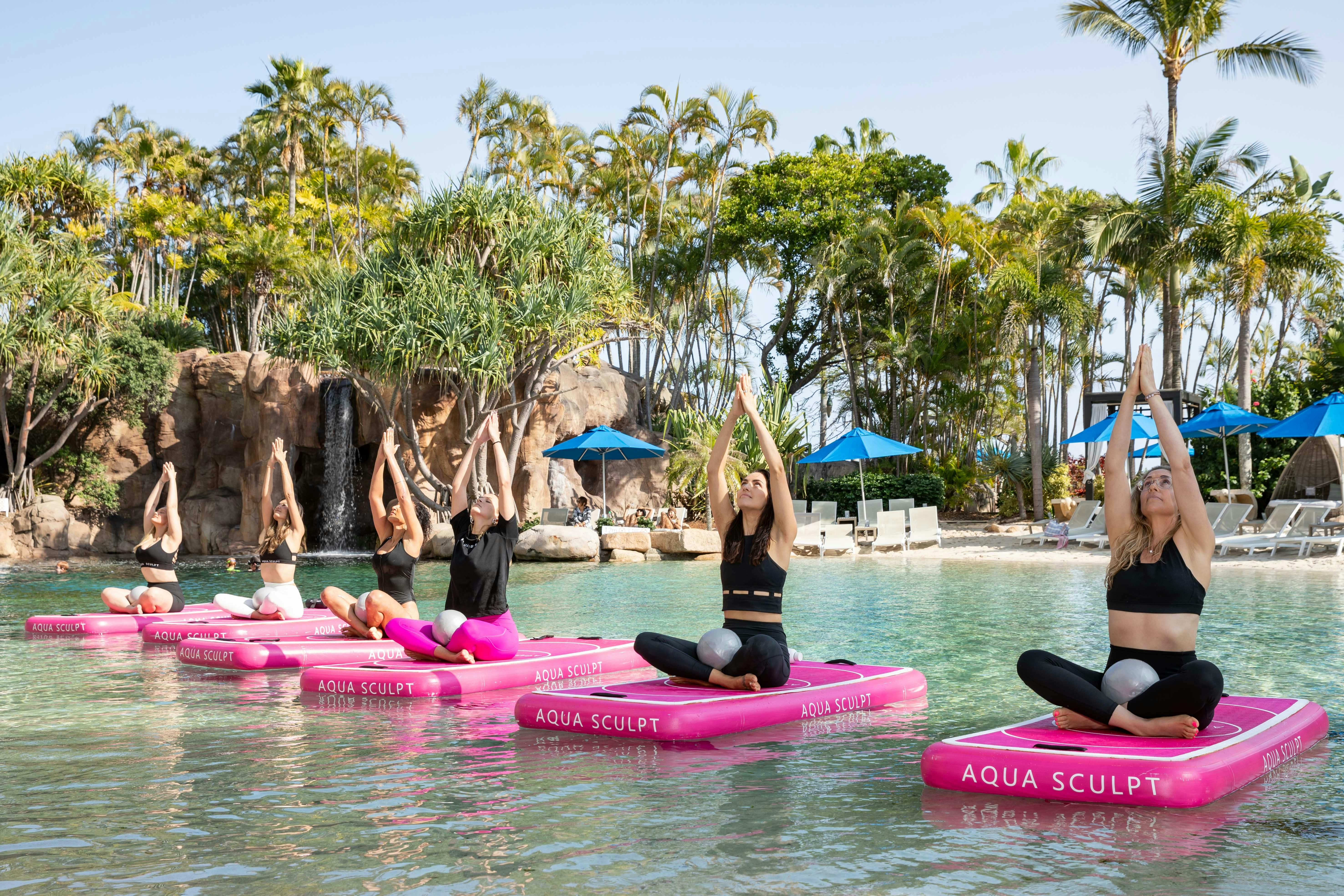 Aqua Sculpt Floating Pilates at JW Marriott Gold Coast