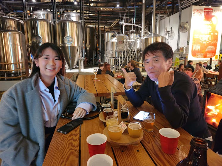 Guests at Capital Brewery