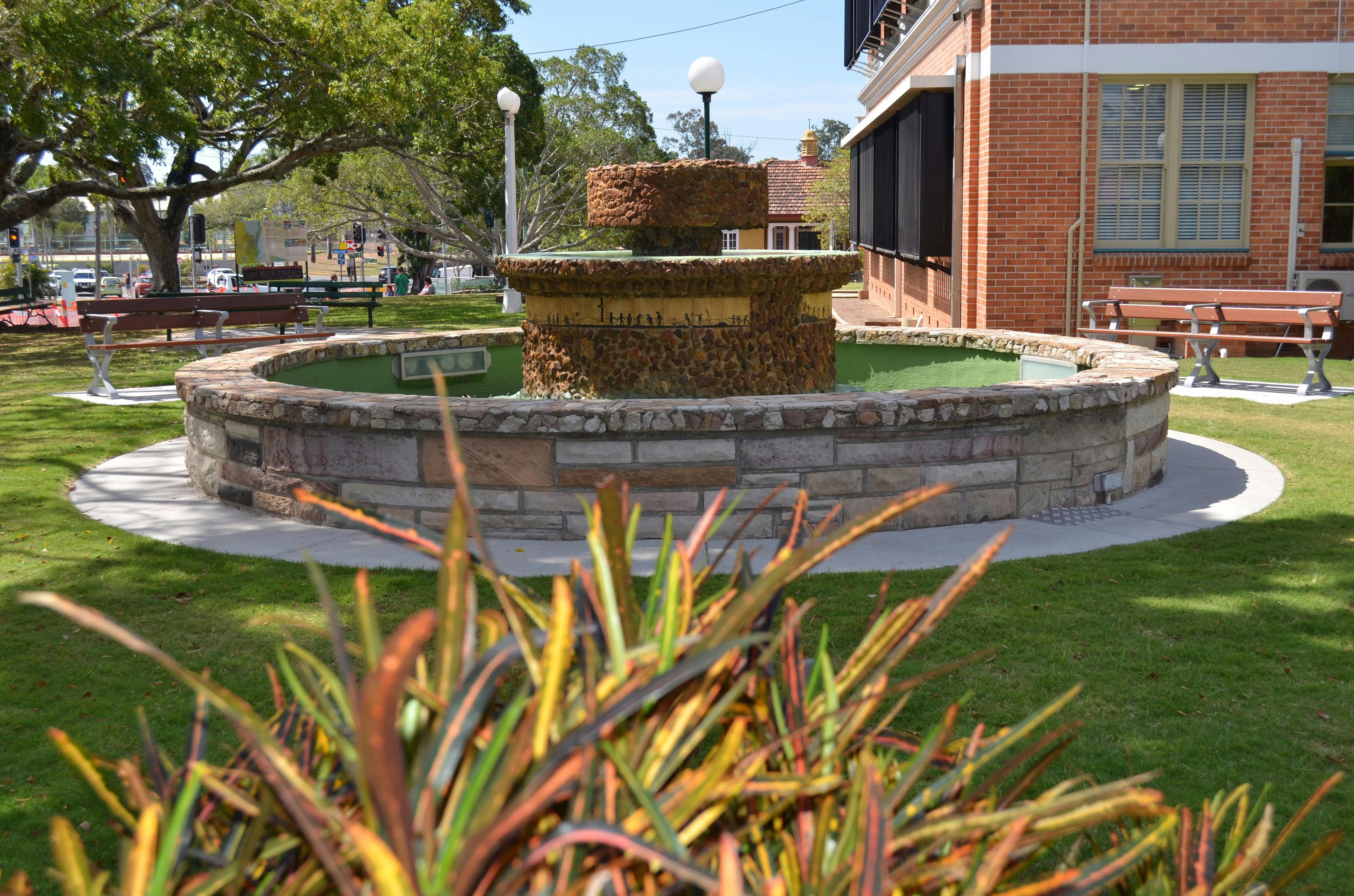 Bauer and Wiles Memorial Fountain
