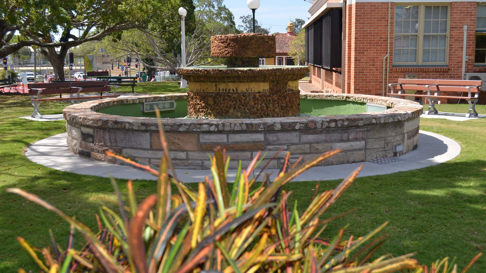 Bauer and Wiles Memorial Fountain