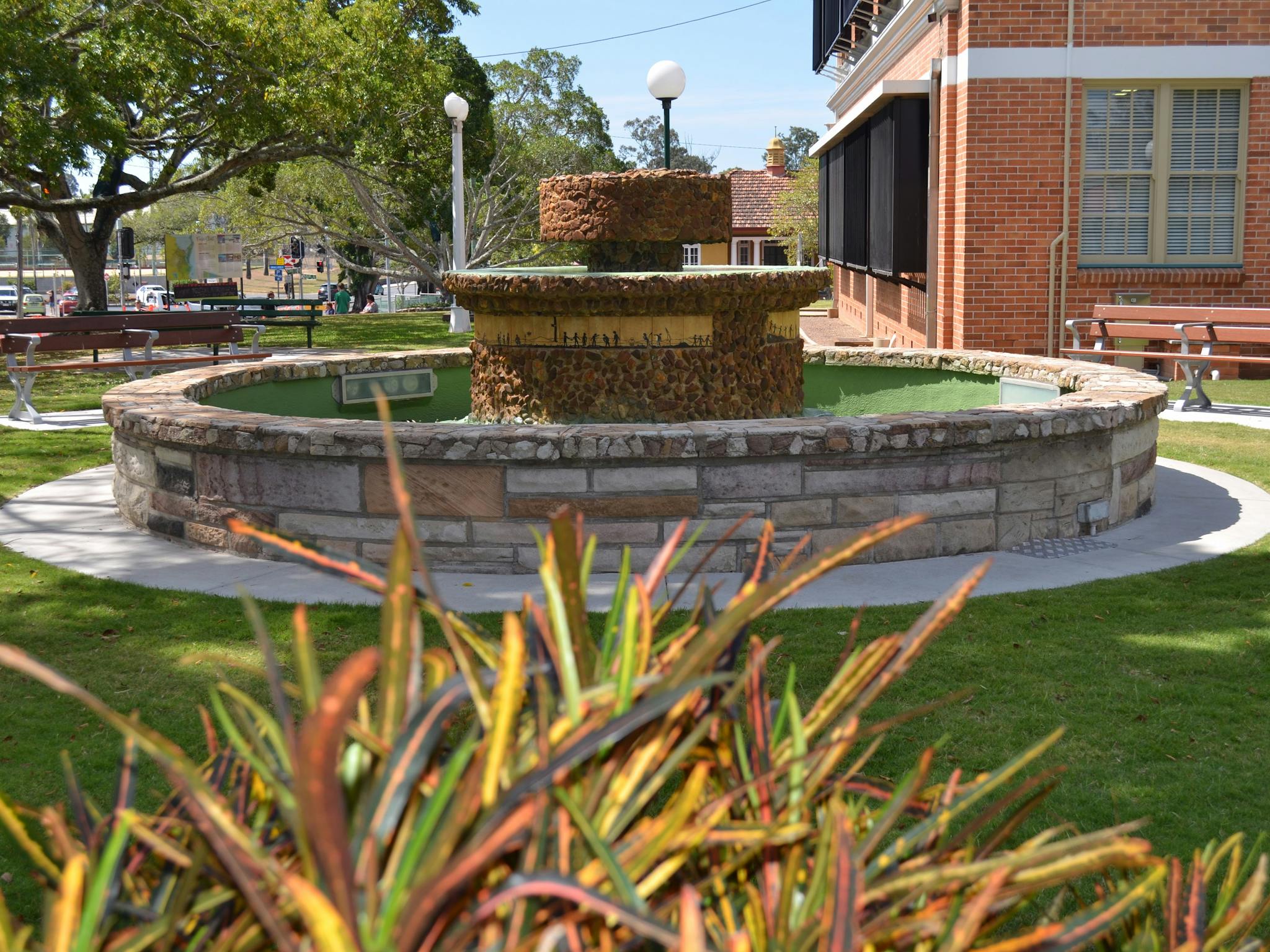 Bauer and Wiles Memorial Fountain