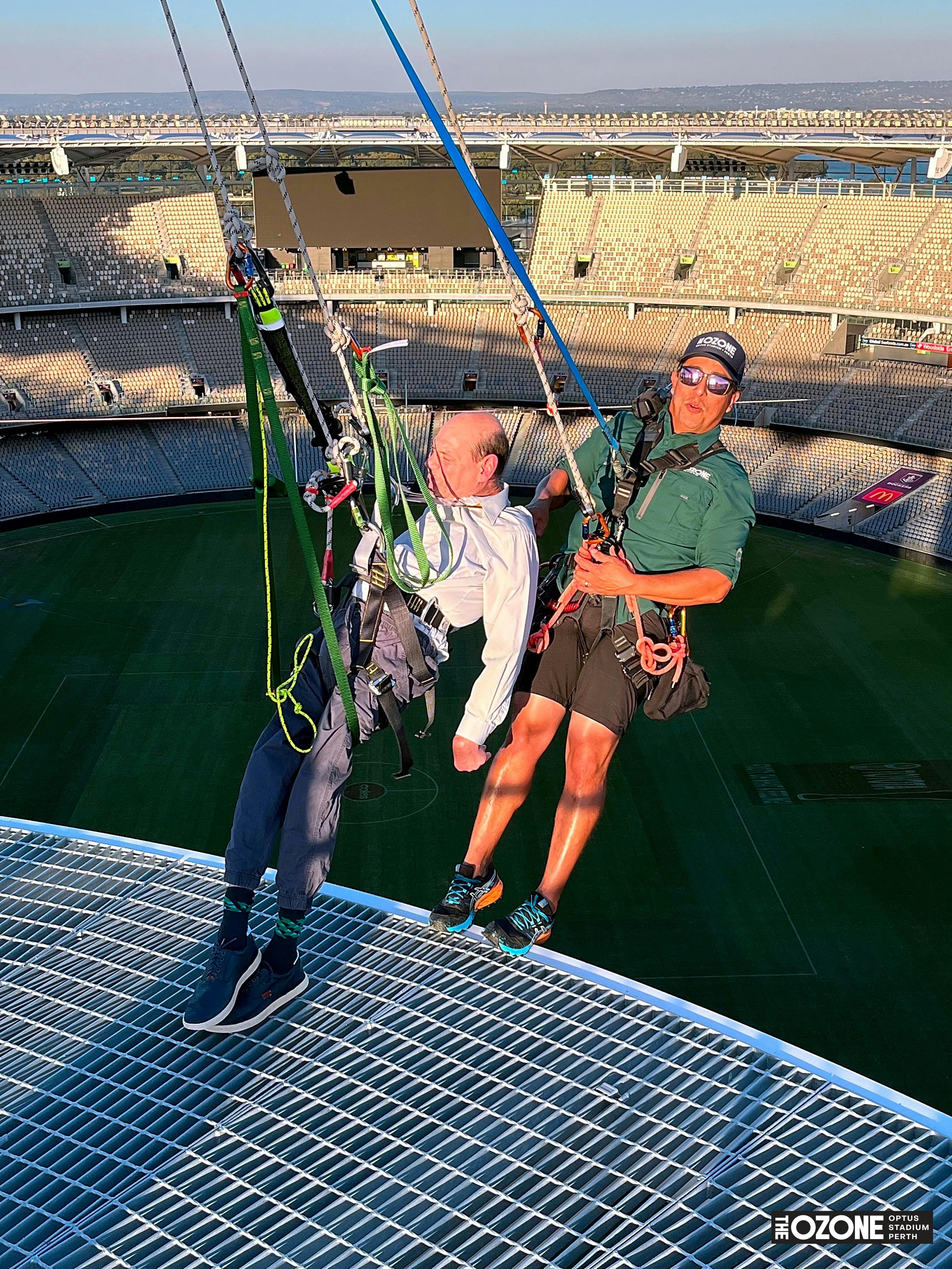 Patron with cerebral palsy on Vertigo