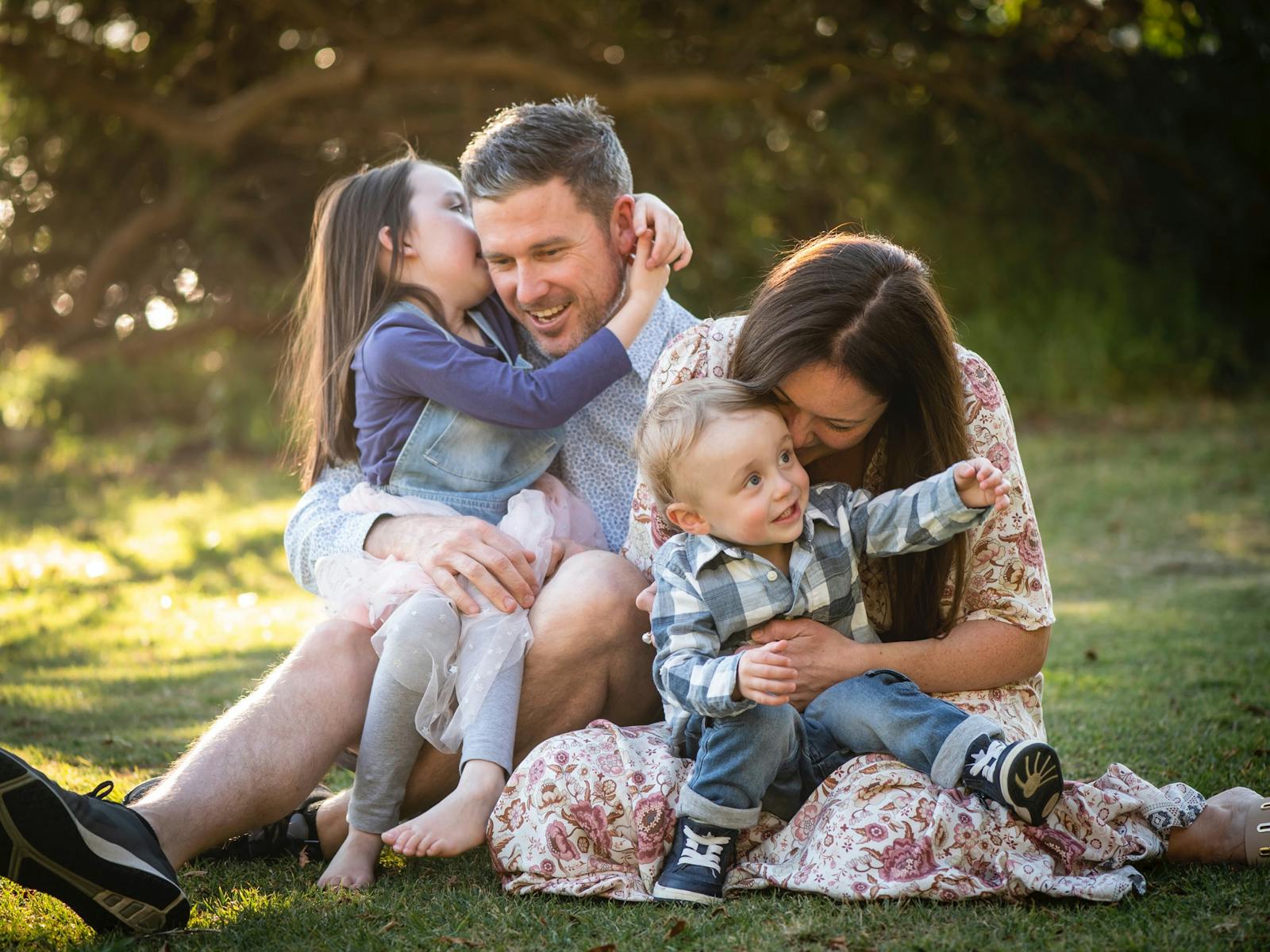 Family at the park
