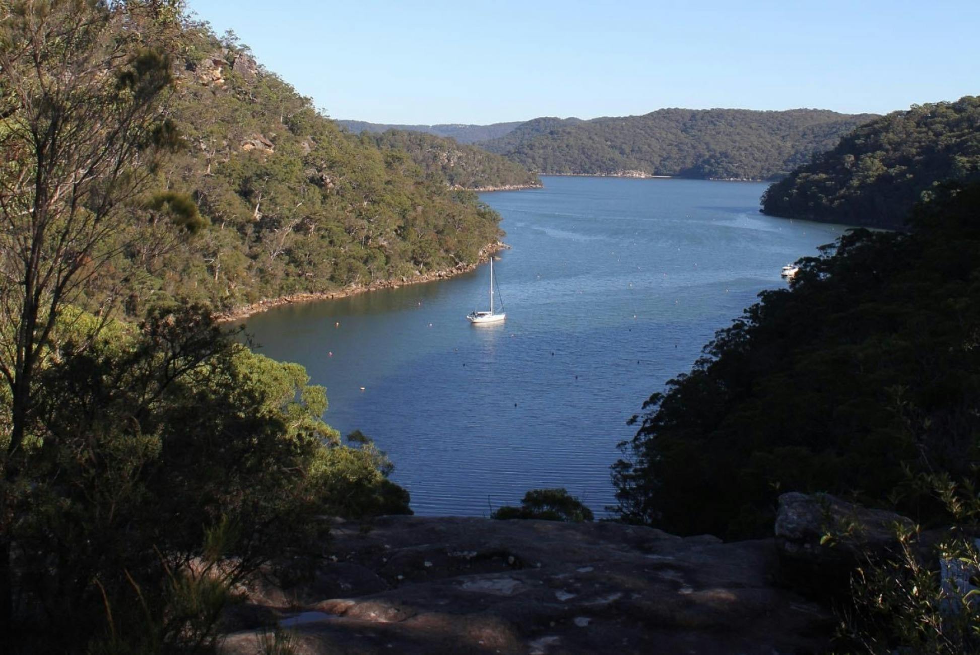 Bay with boat
