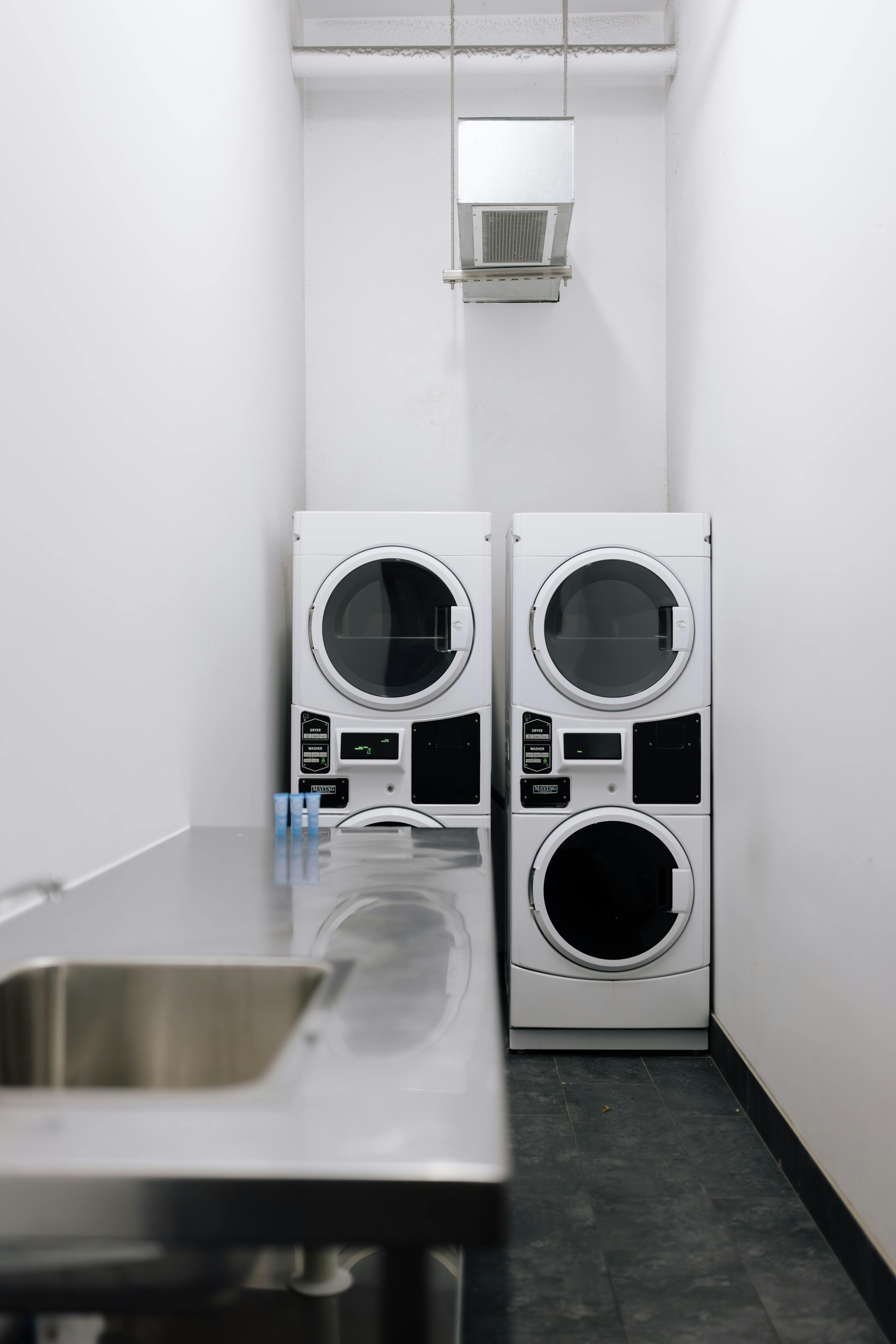 Guest laundry room, free to use washer and dryer with detergents supplied
