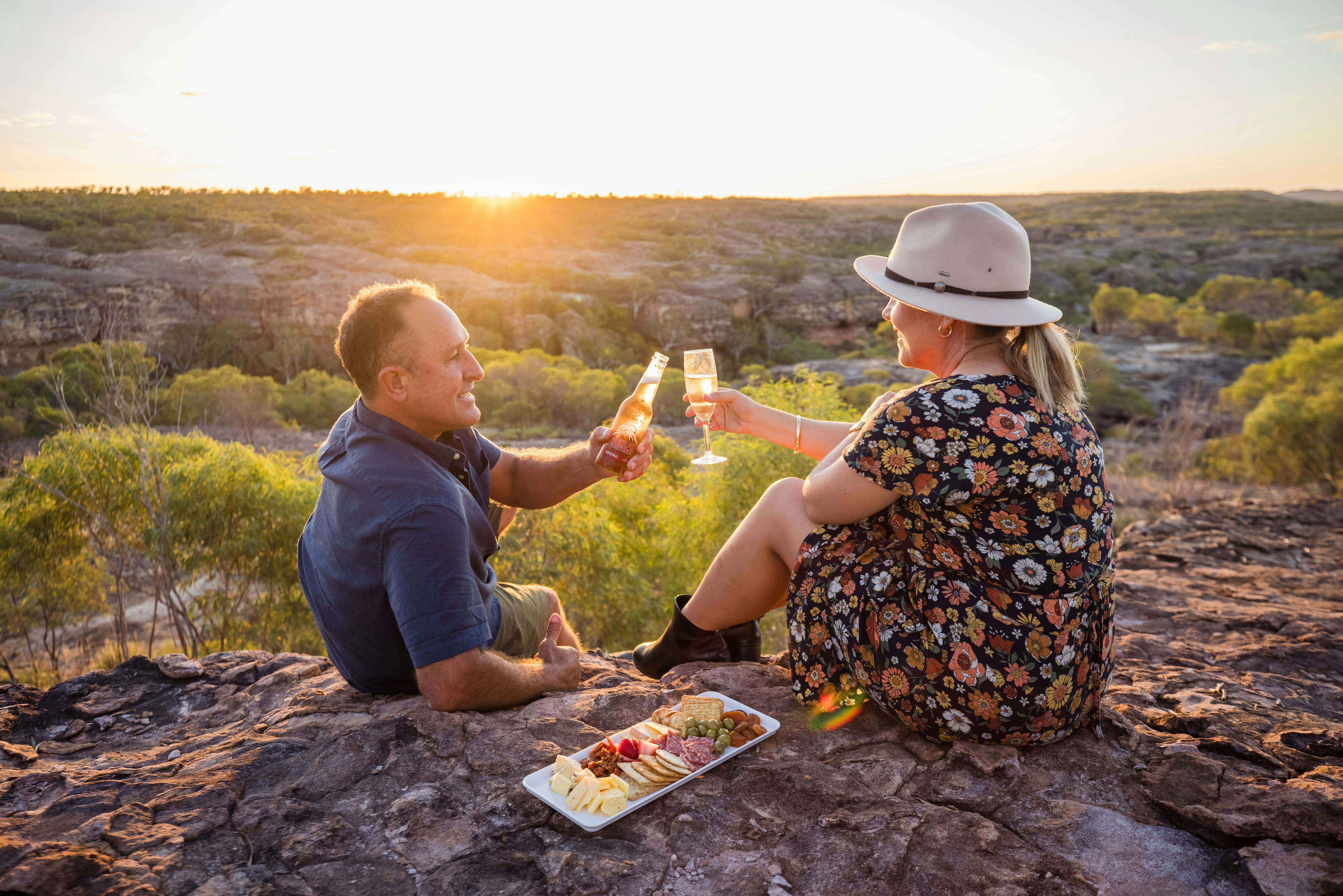 Sunset Helicopter flight