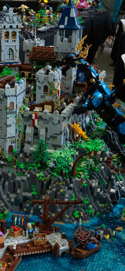 Exciting LEGO castle display