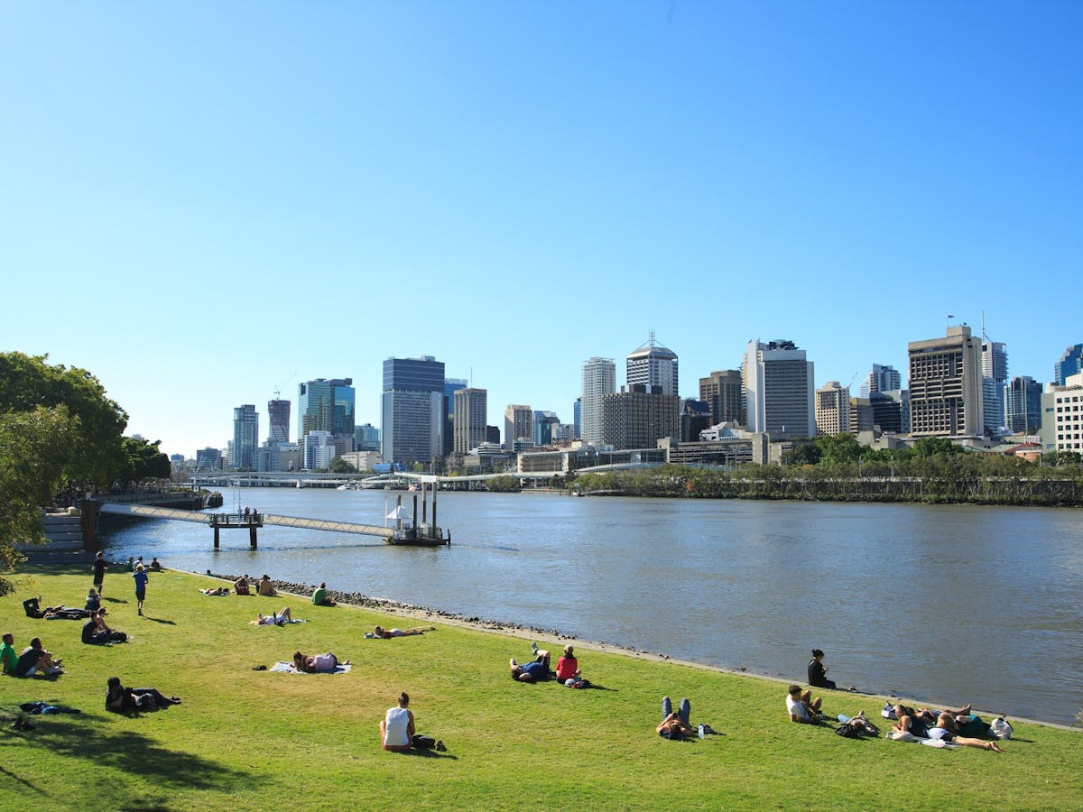Brisbane River in the afternoon
