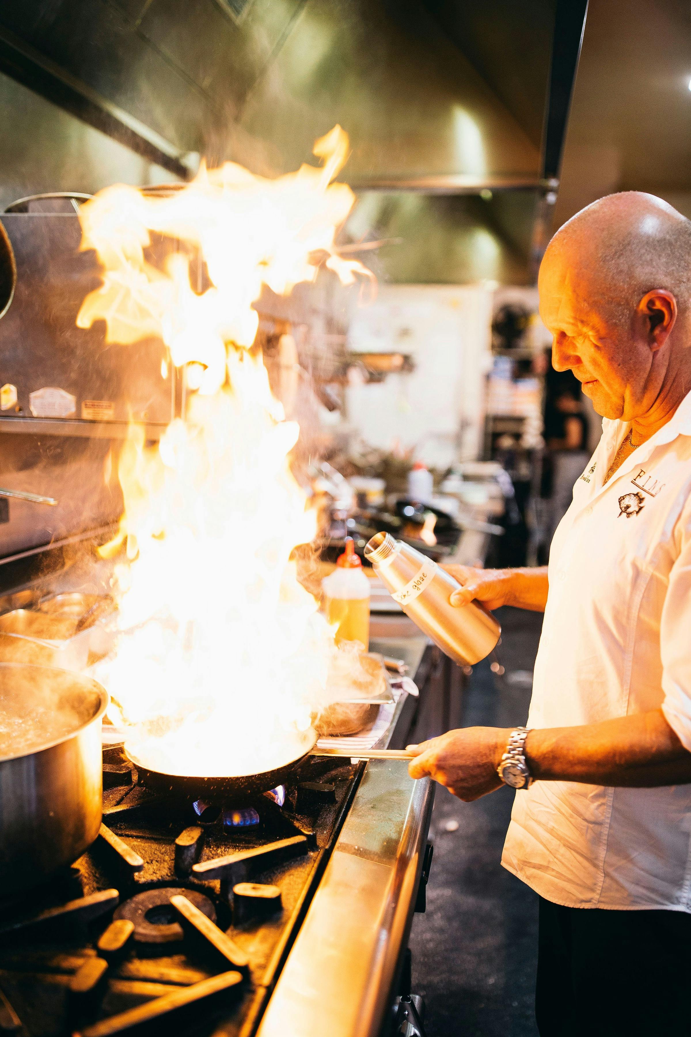 The approach is hands on at Fins.