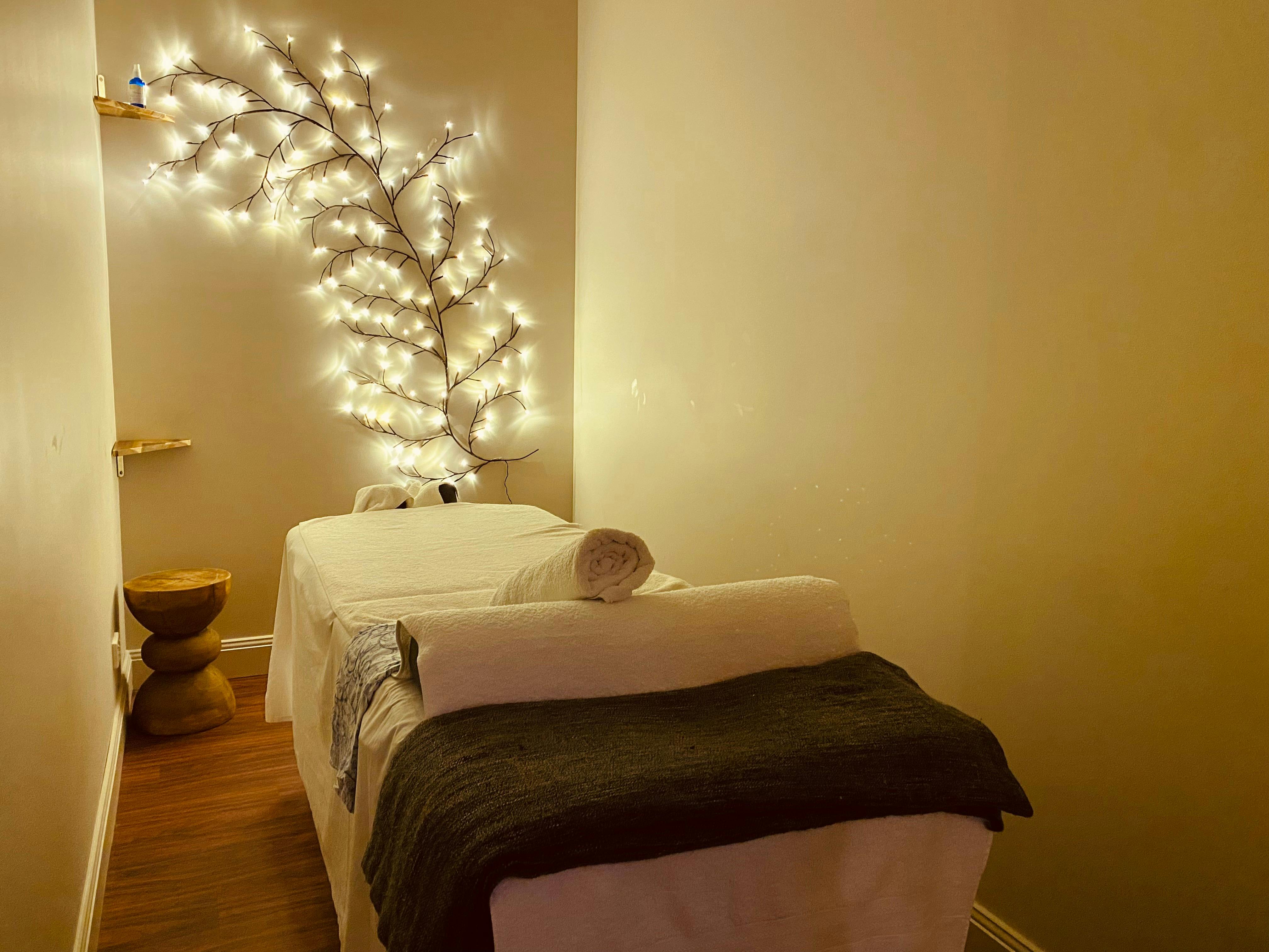 Our beautiful and relaxing massage room