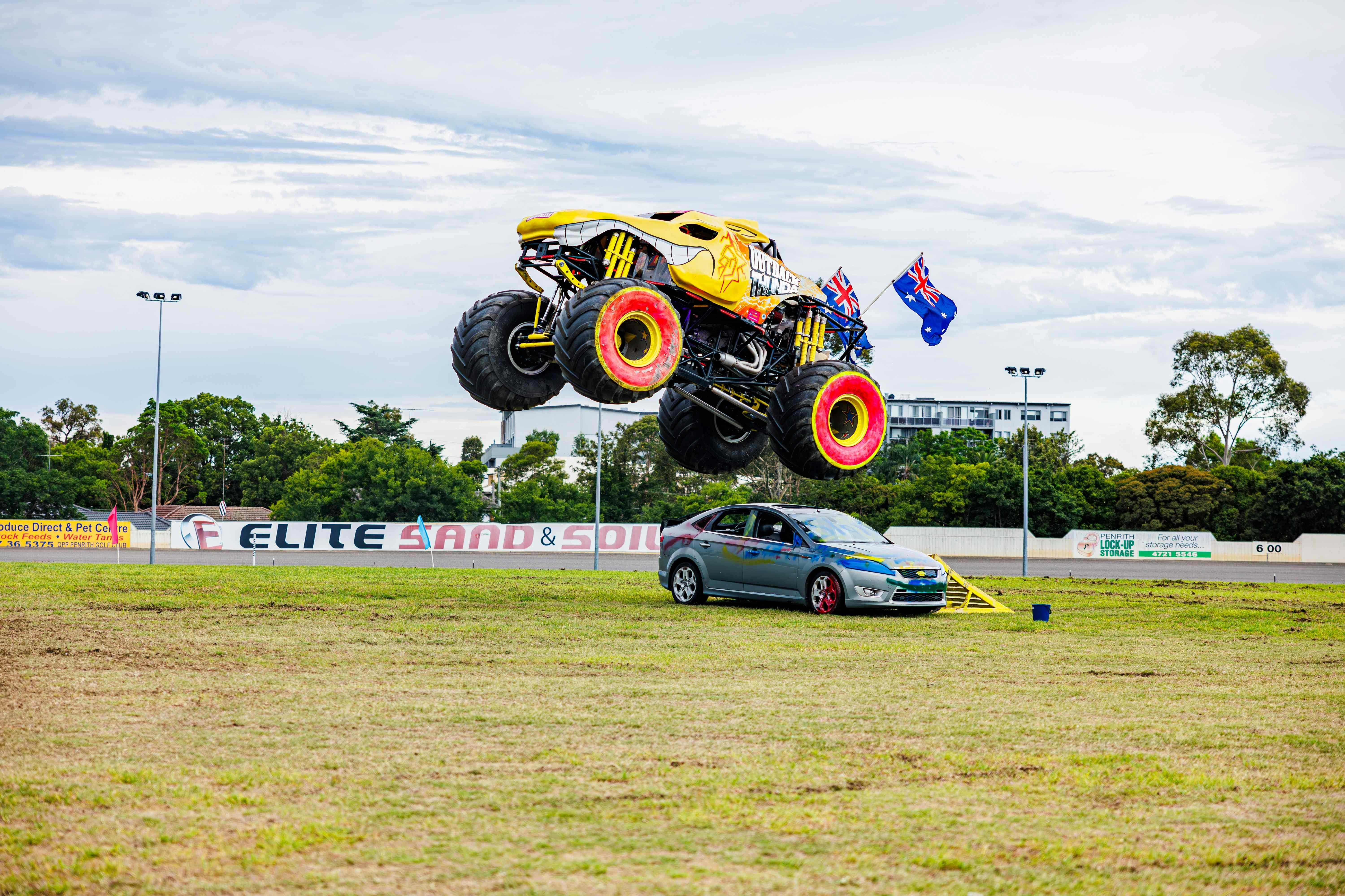 Monster Truck Mayhem Thrills and Stunt Show Queanbeyan Showgrounds