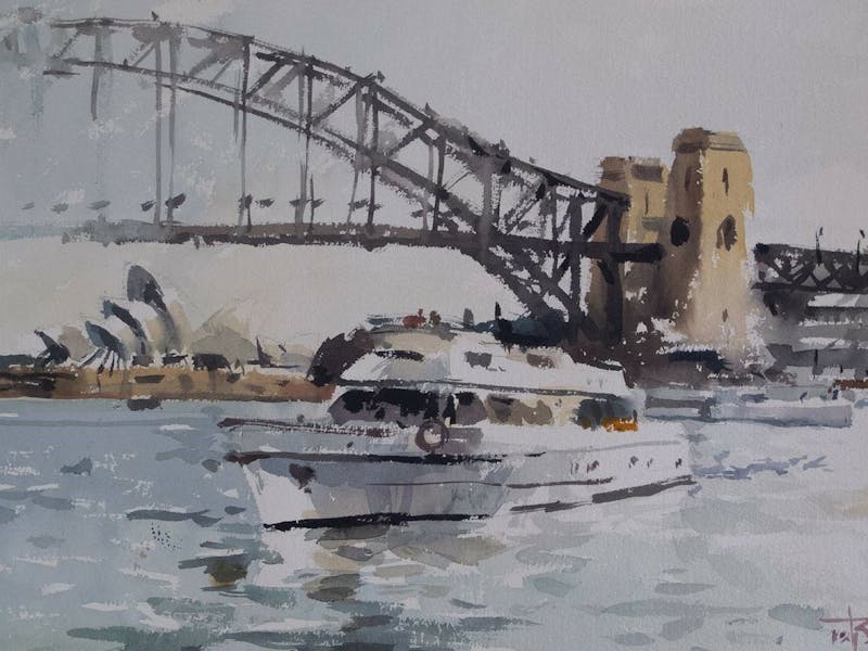 Wonderful expressive work of Tony Belobrajdic.
