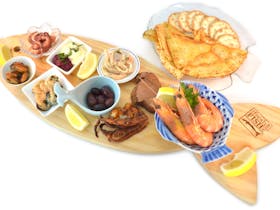 Seafood Antipasto plate