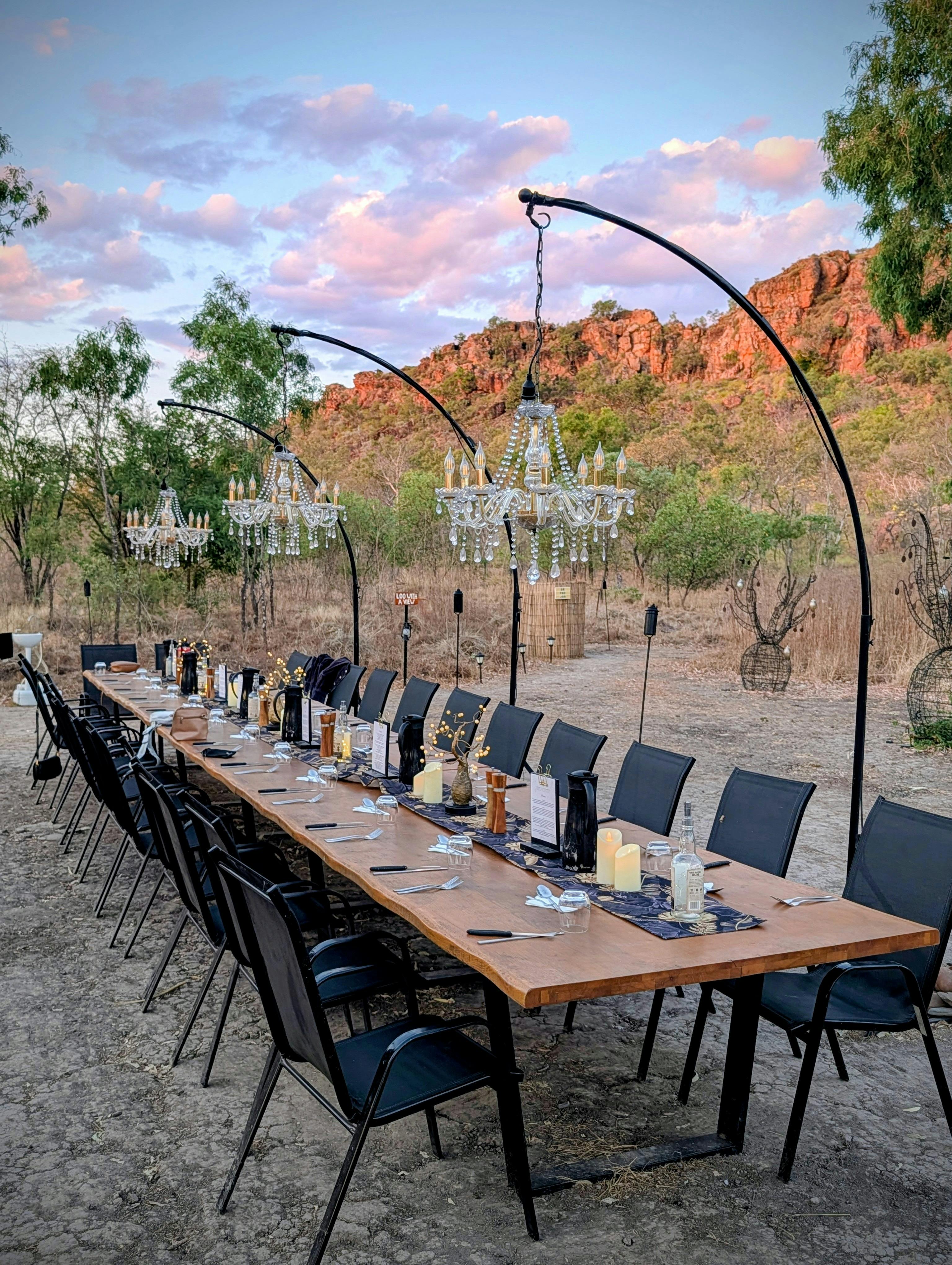 Gourmet Camp Oven Experience's Long Table Dinner