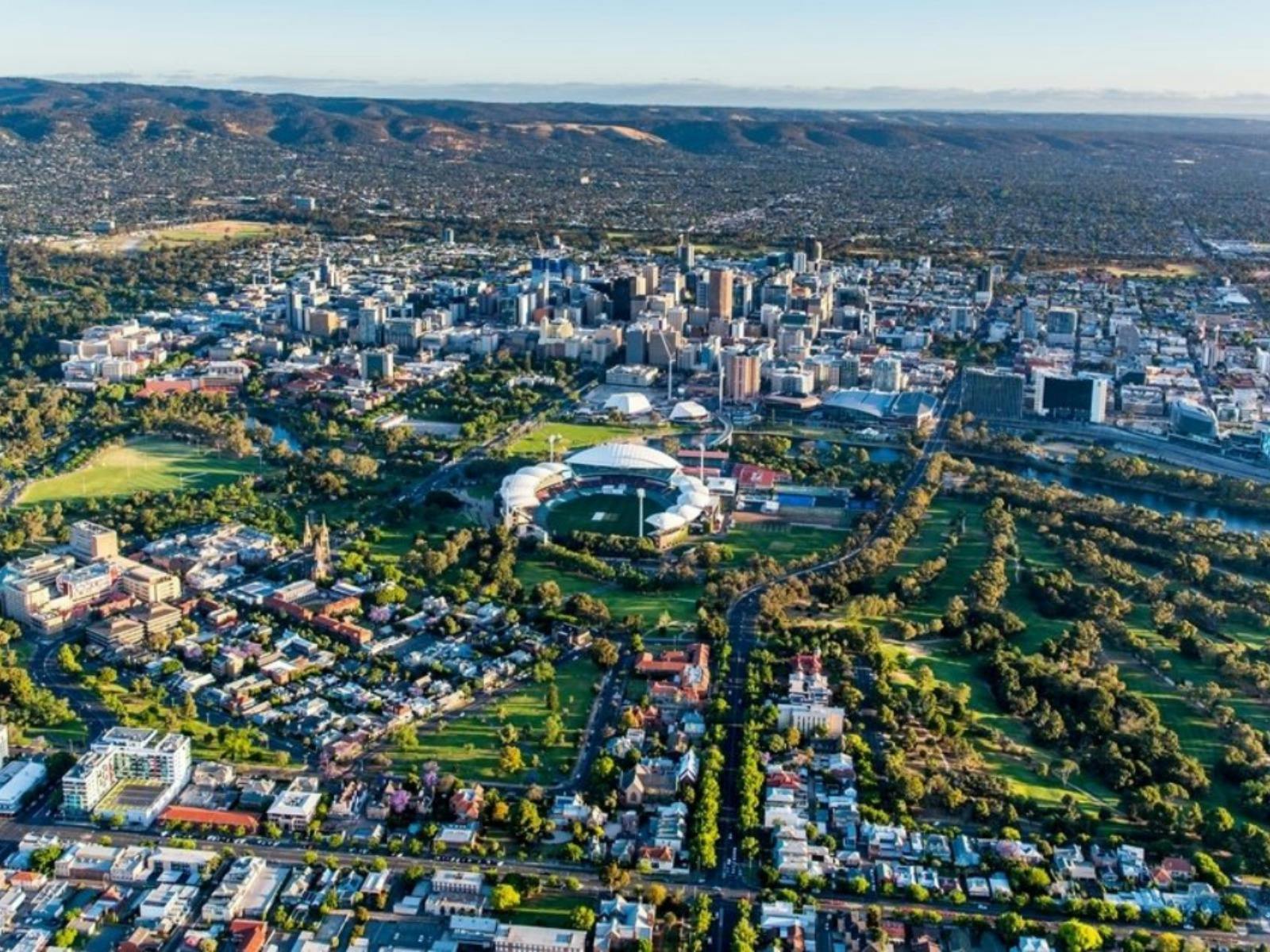 Adelaide City from above