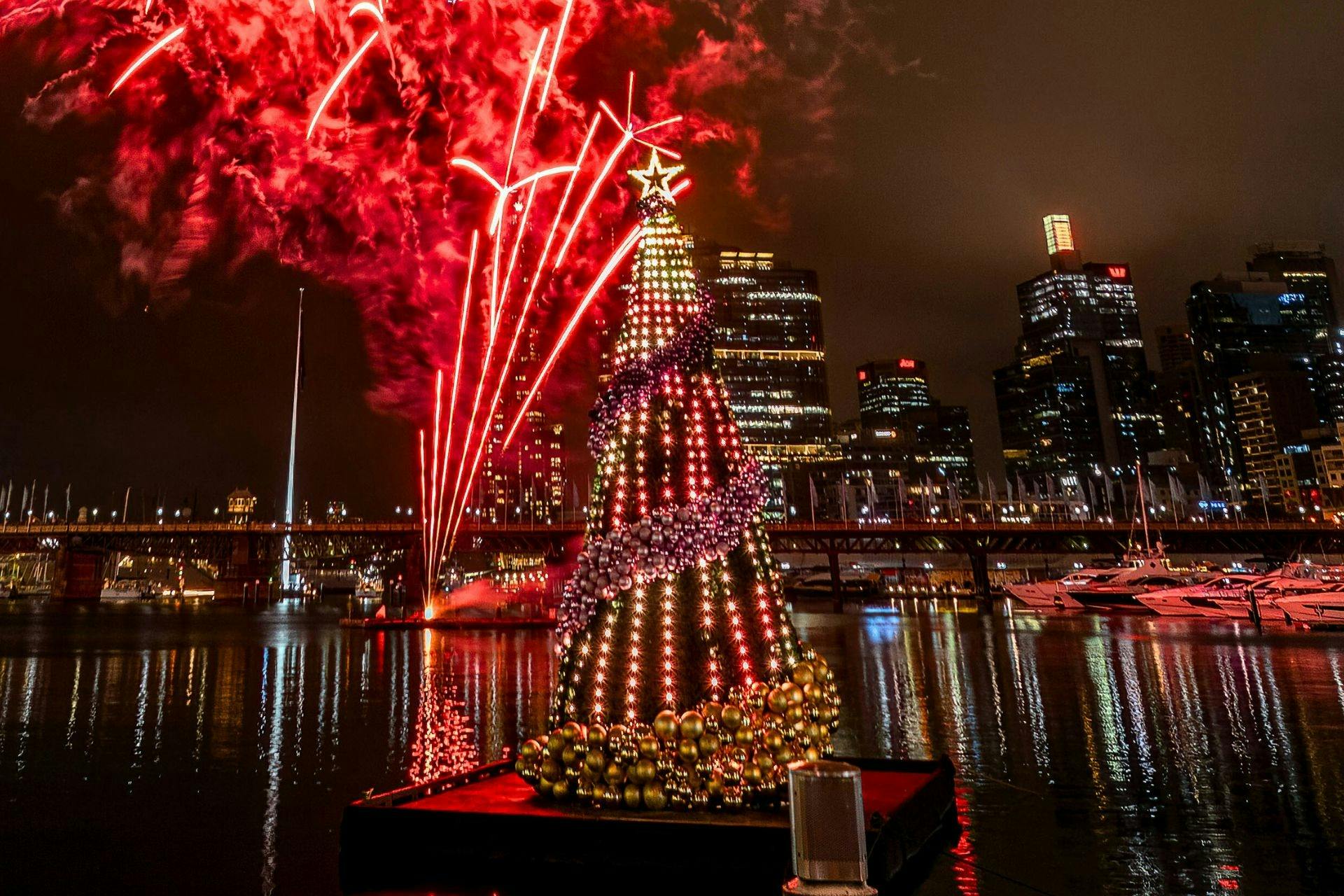 Christmas Fireworks at Darling Harbour