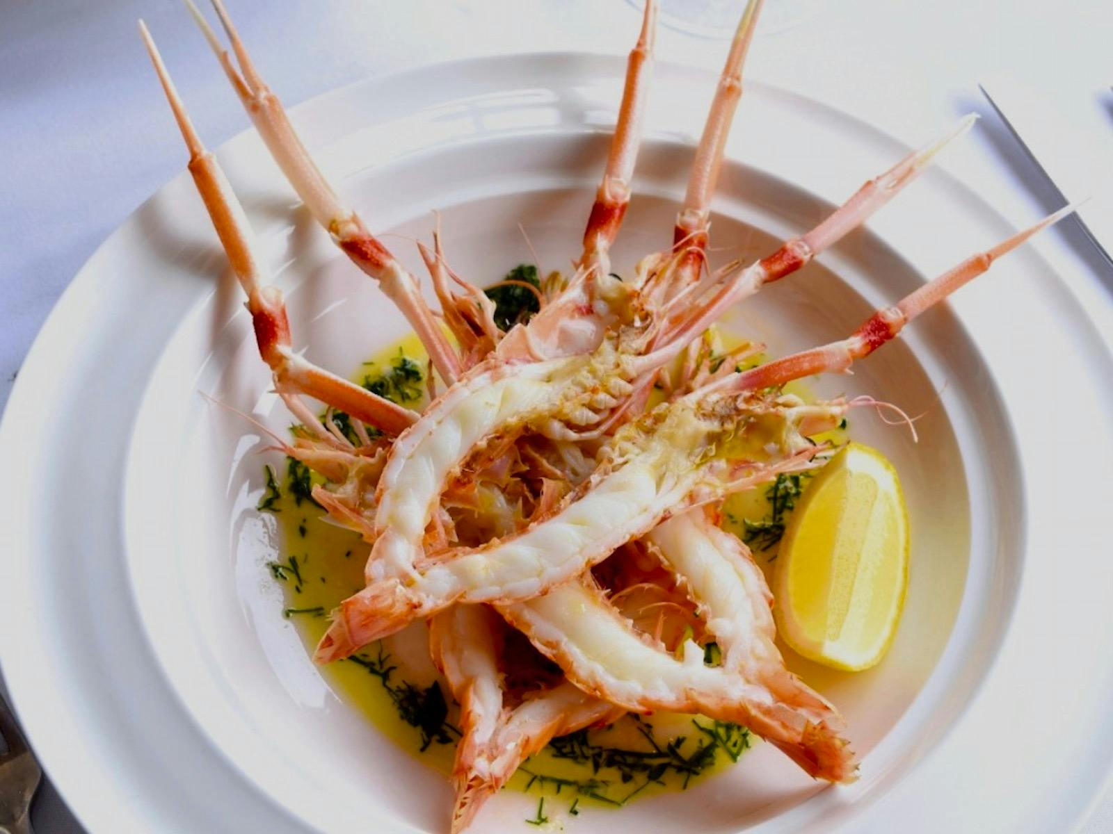 Hunter Valley Food & Wine Weekend - scampi at Pescara