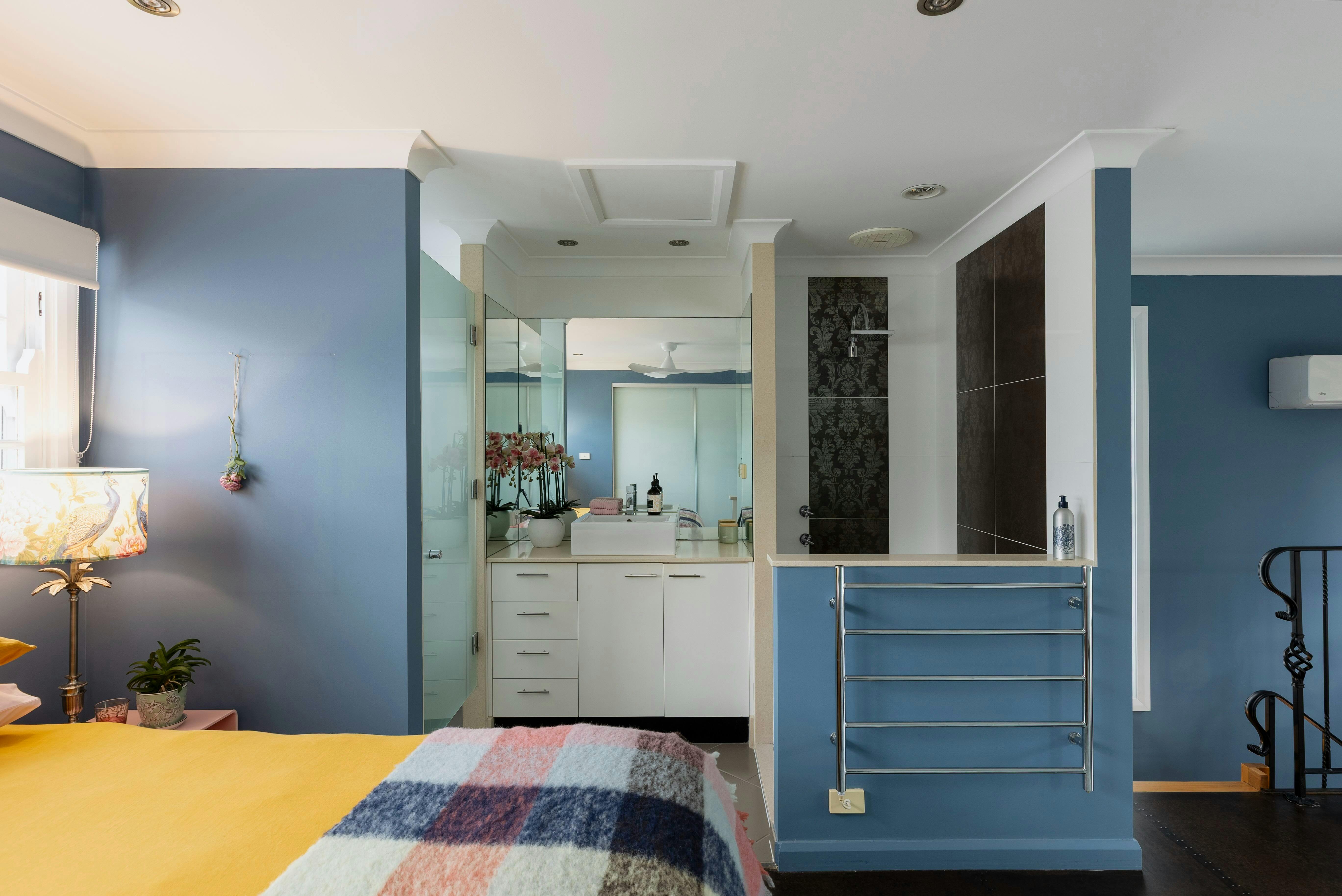 Separate toilet, in same room