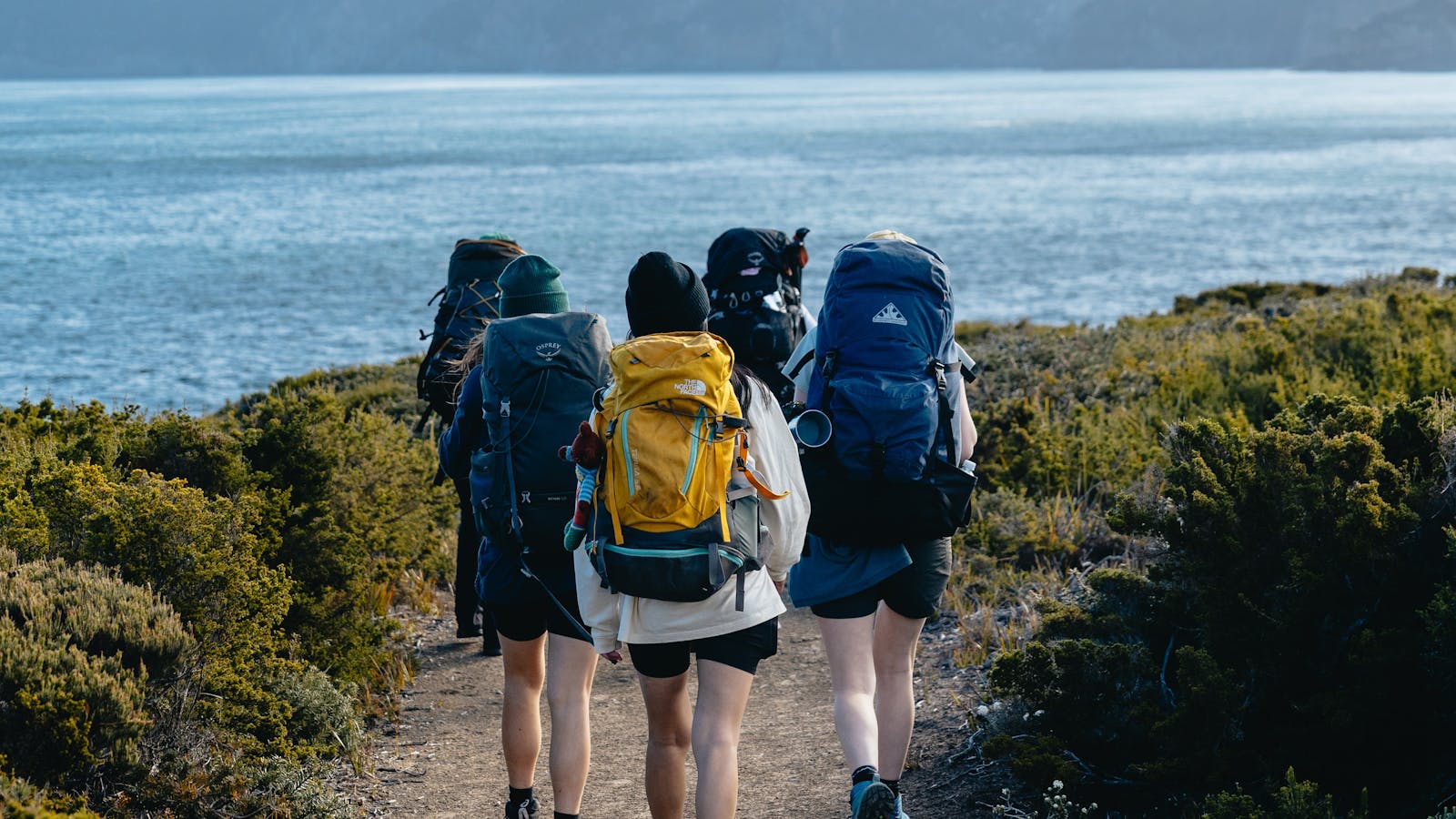 Carrying everything on your back to reach those special places you can only reach on foot!