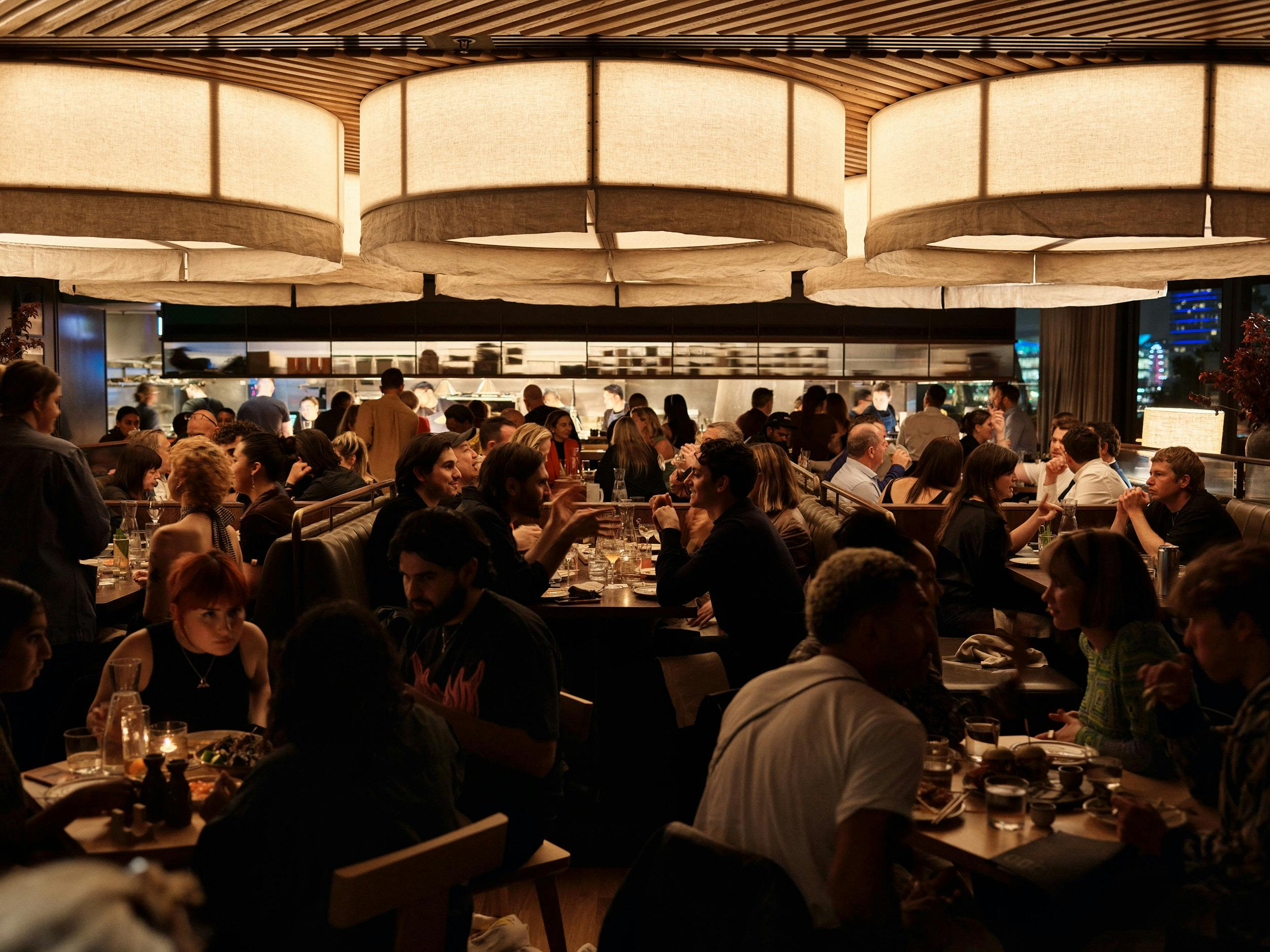 Full venue of people