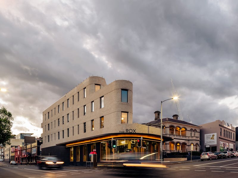Iconic new apartment building