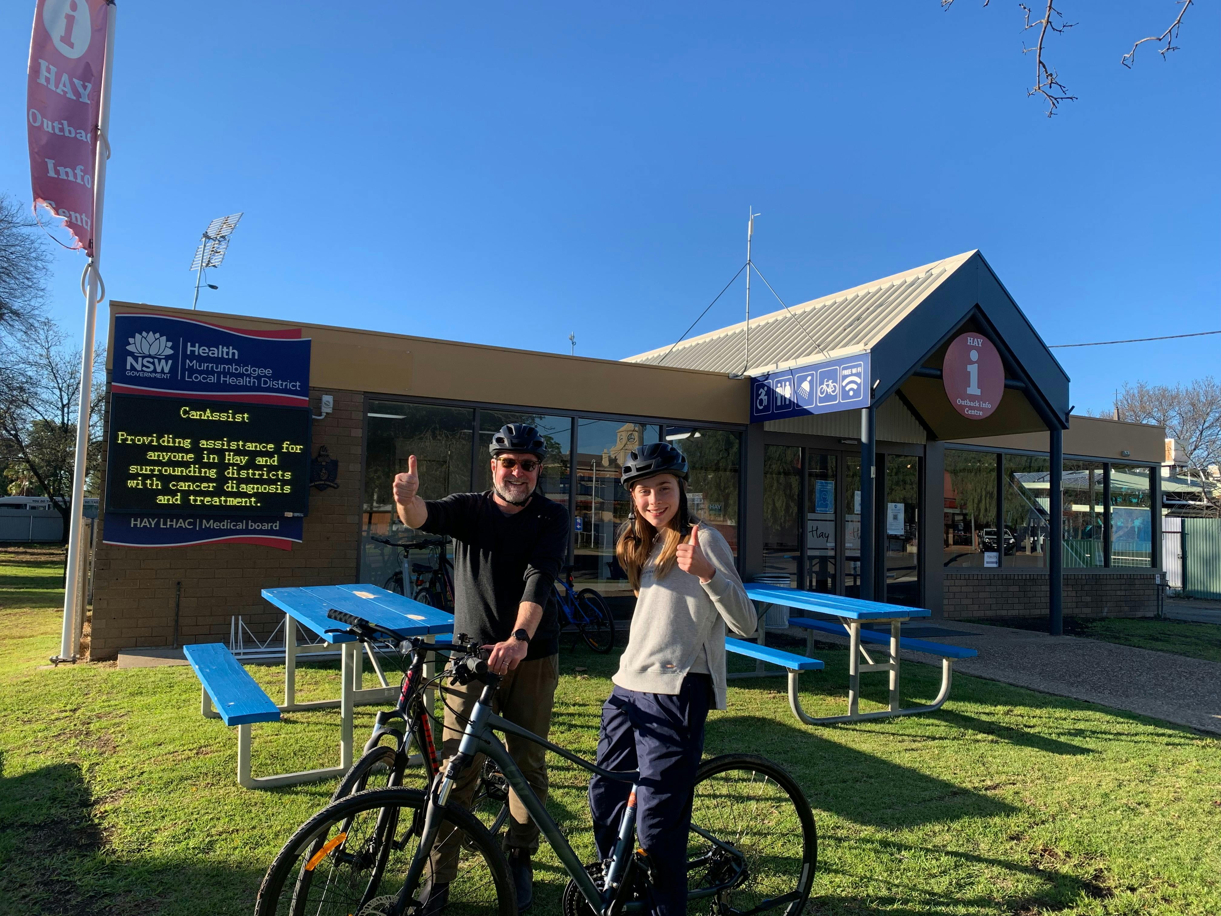 Free bicycle hire Hay