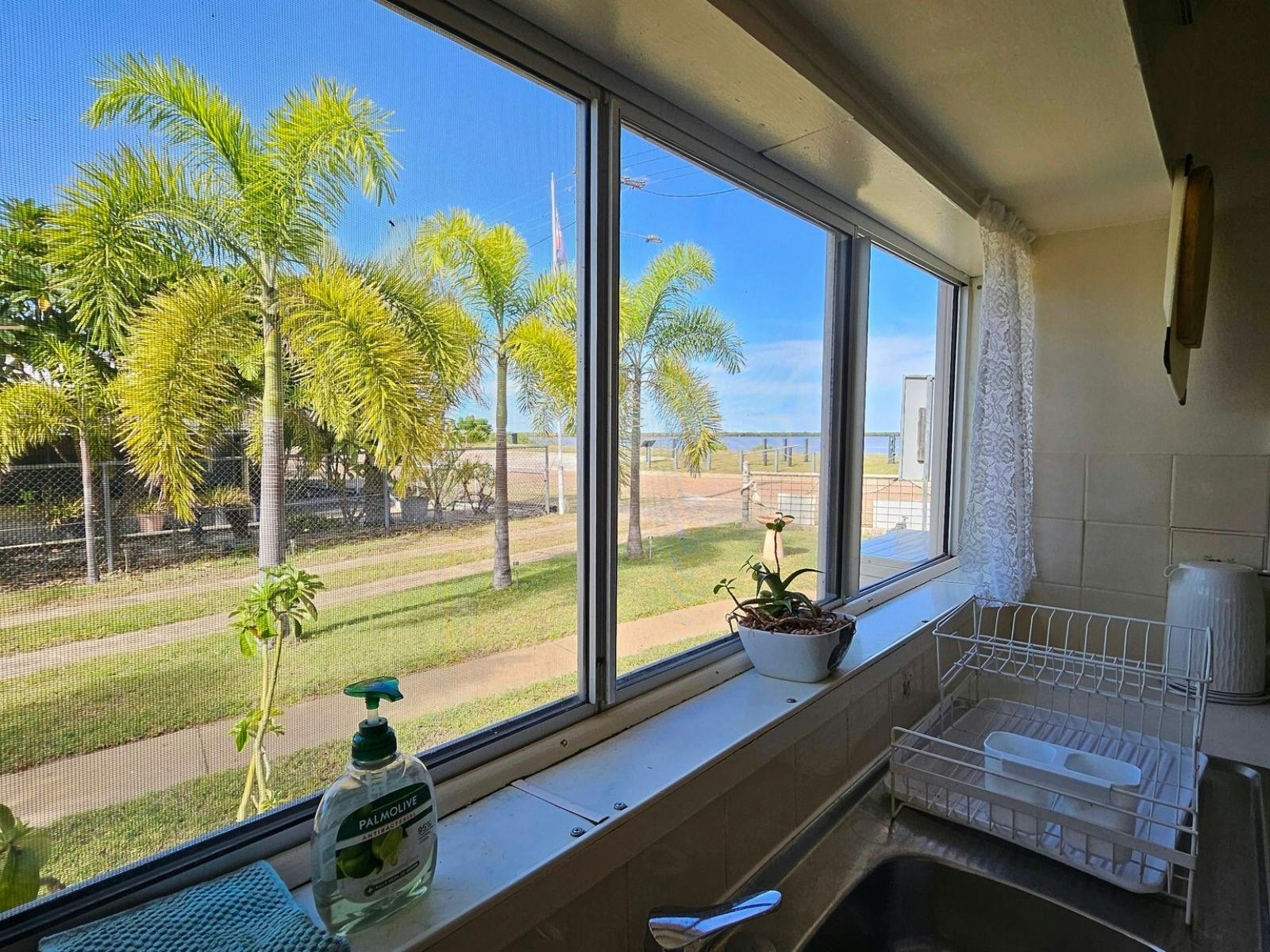 View from the kitchen in Karumba Holiday House