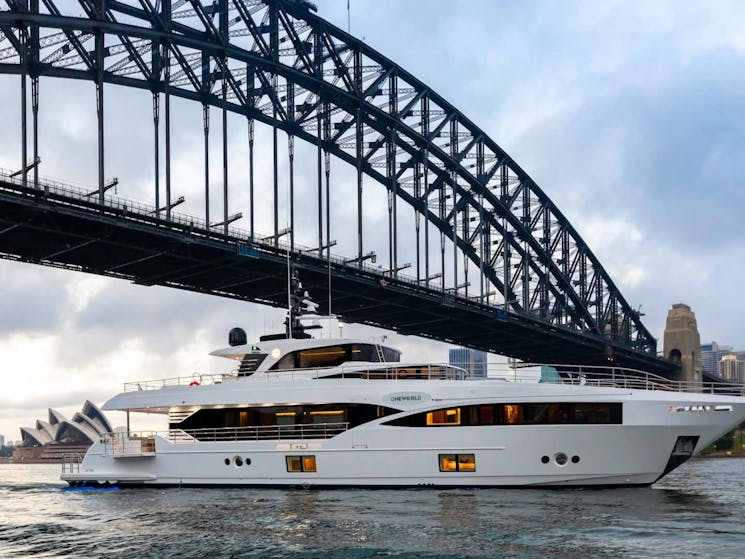 Luxury boat charter Sydney harbour