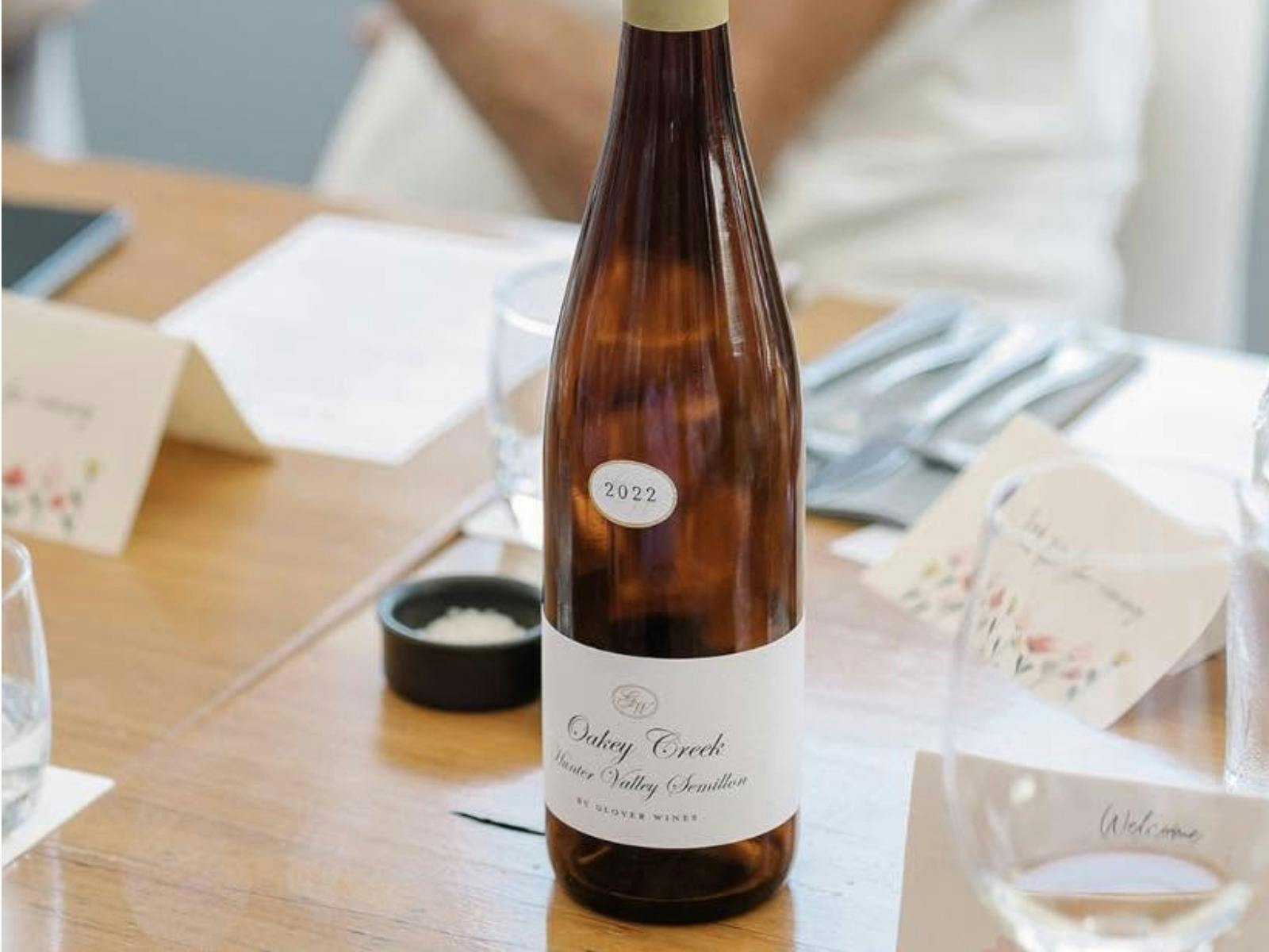 Glover Wines bottle