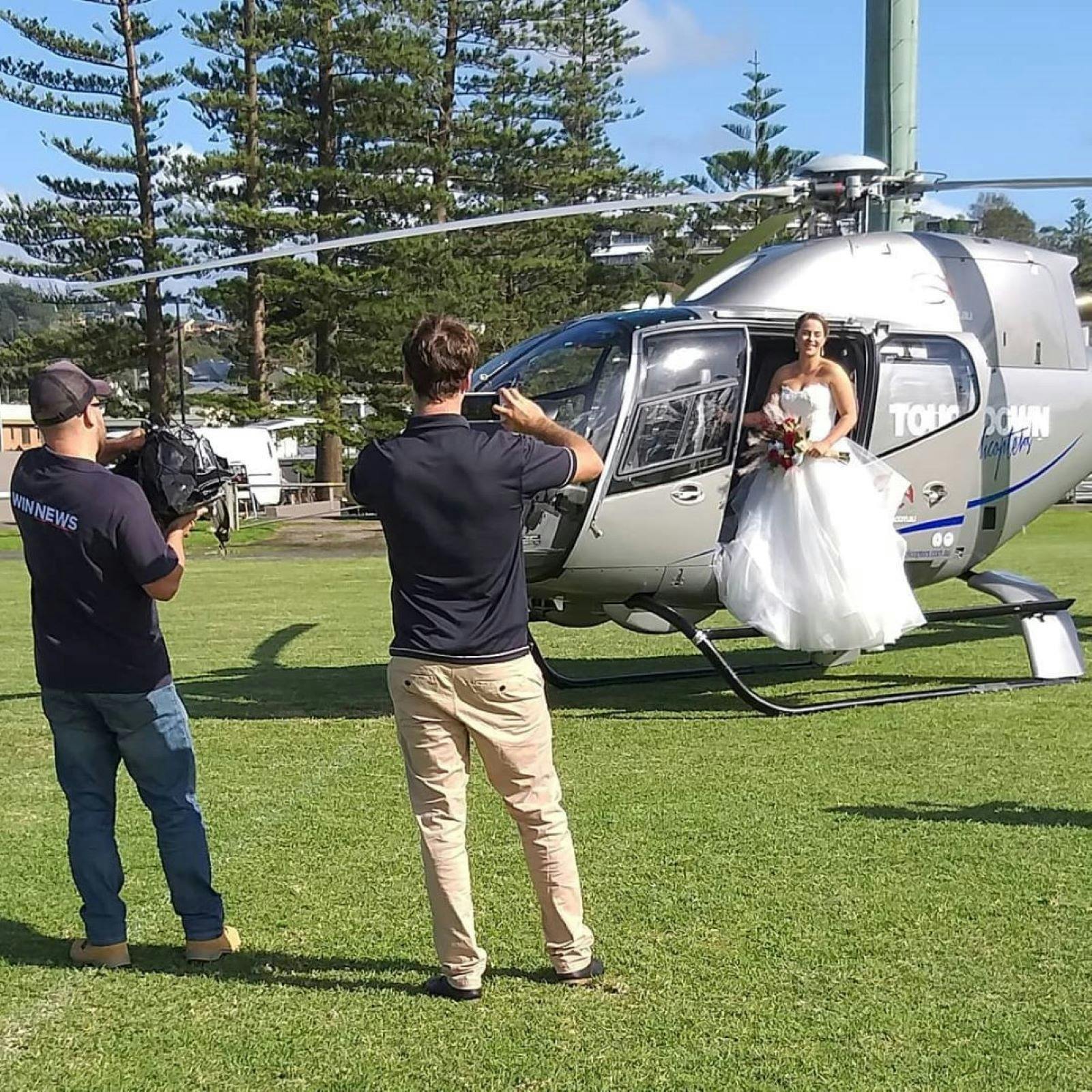 Weddings at Touchdown Helicopters
