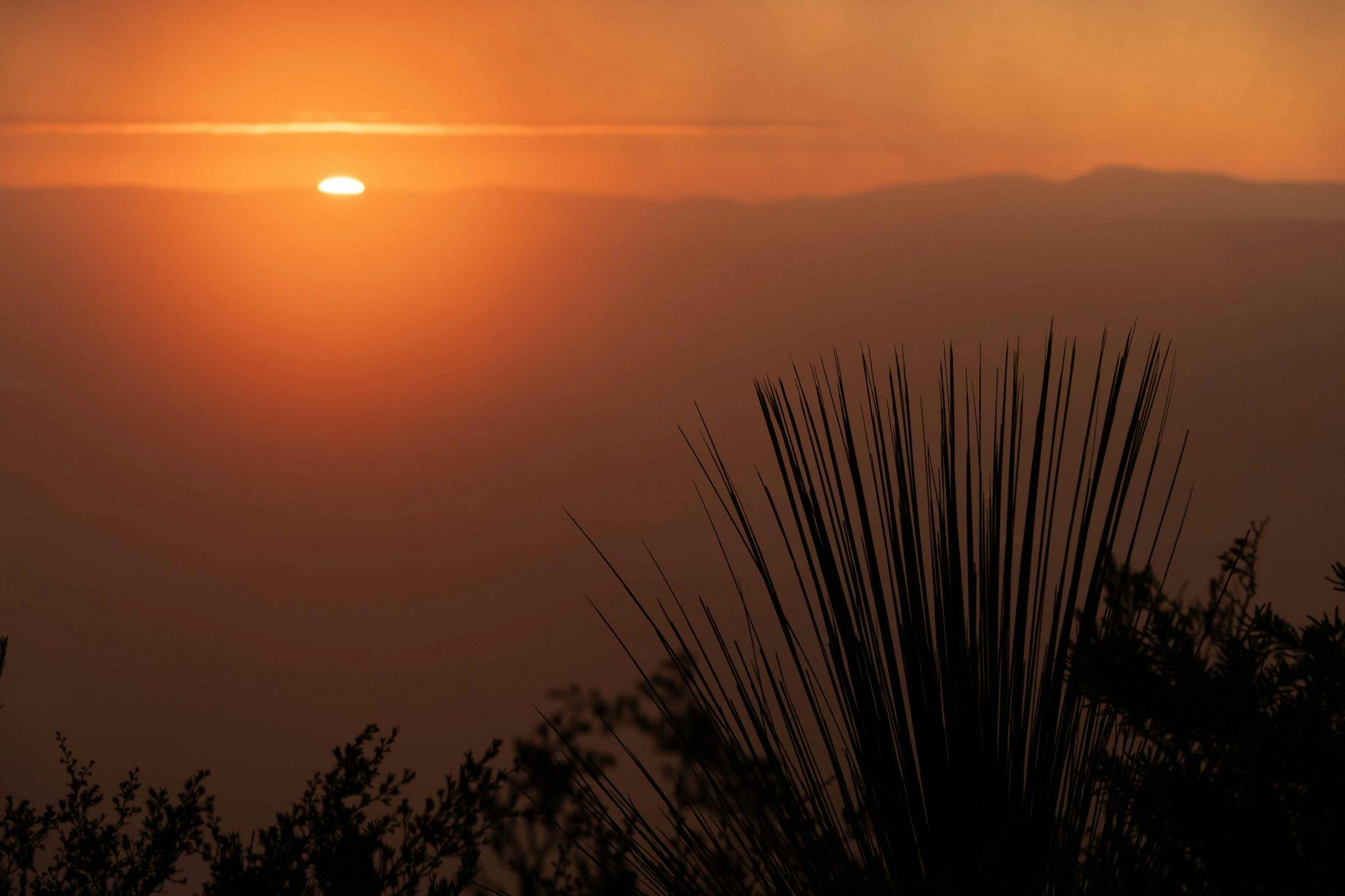 Sunset over the Central Grampians