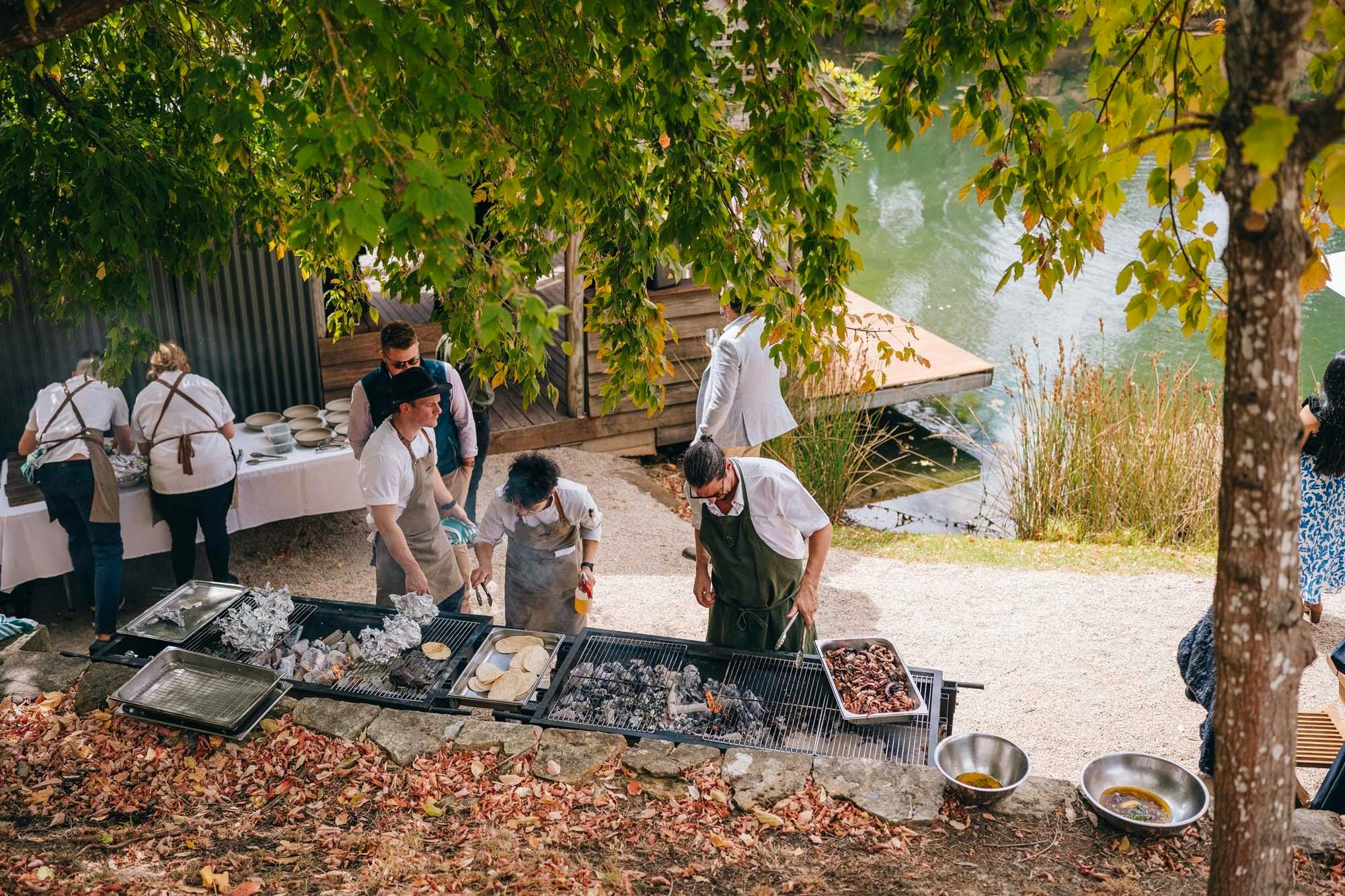 Cooking at the Boatshed