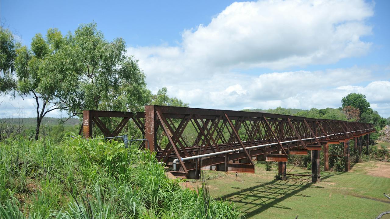 Adelaide River Railway Bridge (no longer in use).
