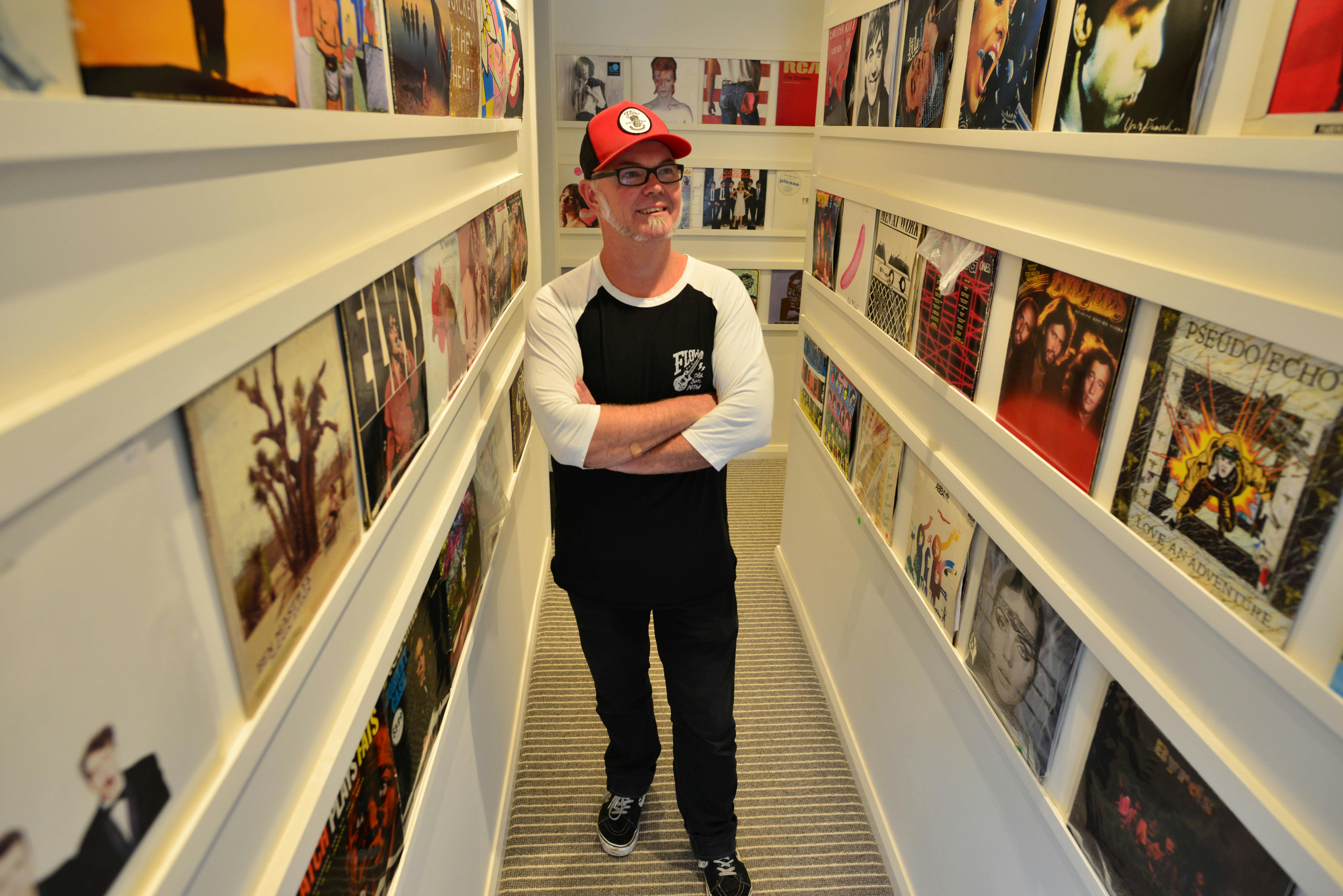 Over 60 records you can choose to take to your room for listening pleasure on in-room record player