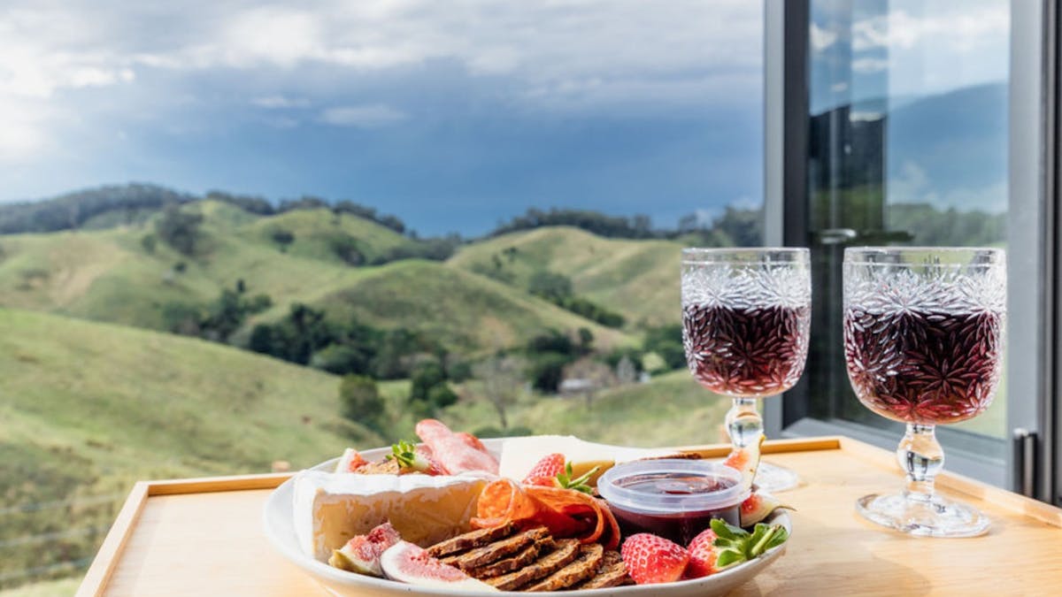 Food and wine with views