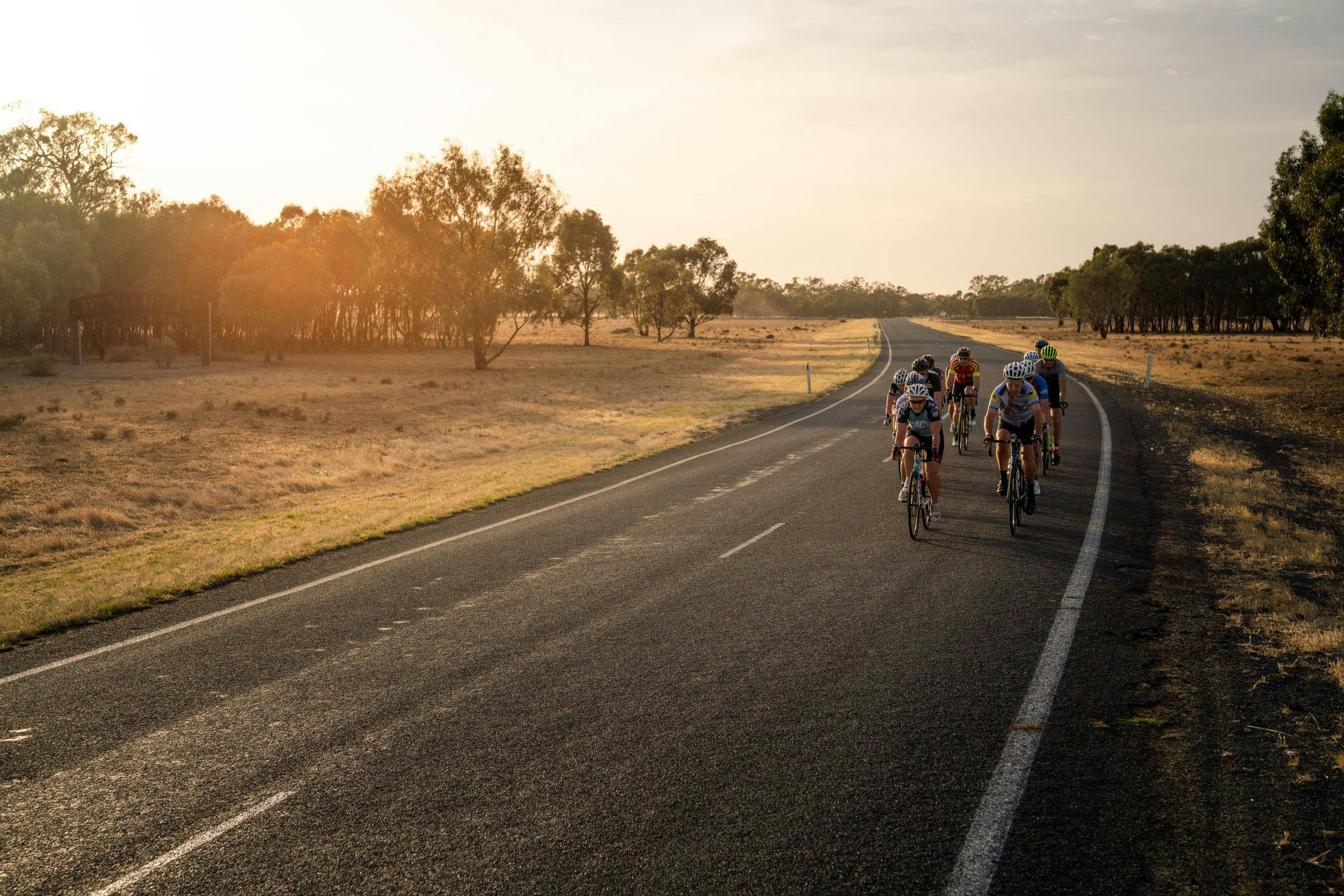 Cycling loop bike riding Deniliquin