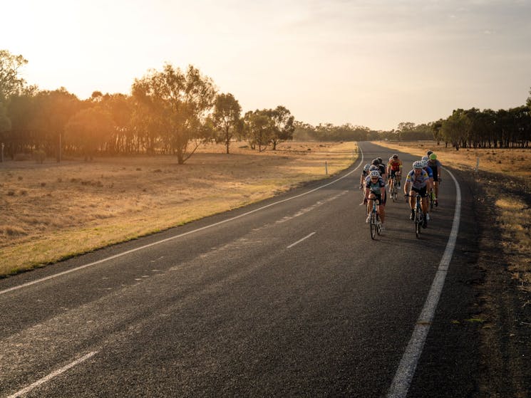 Cycling loop bike riding Deniliquin