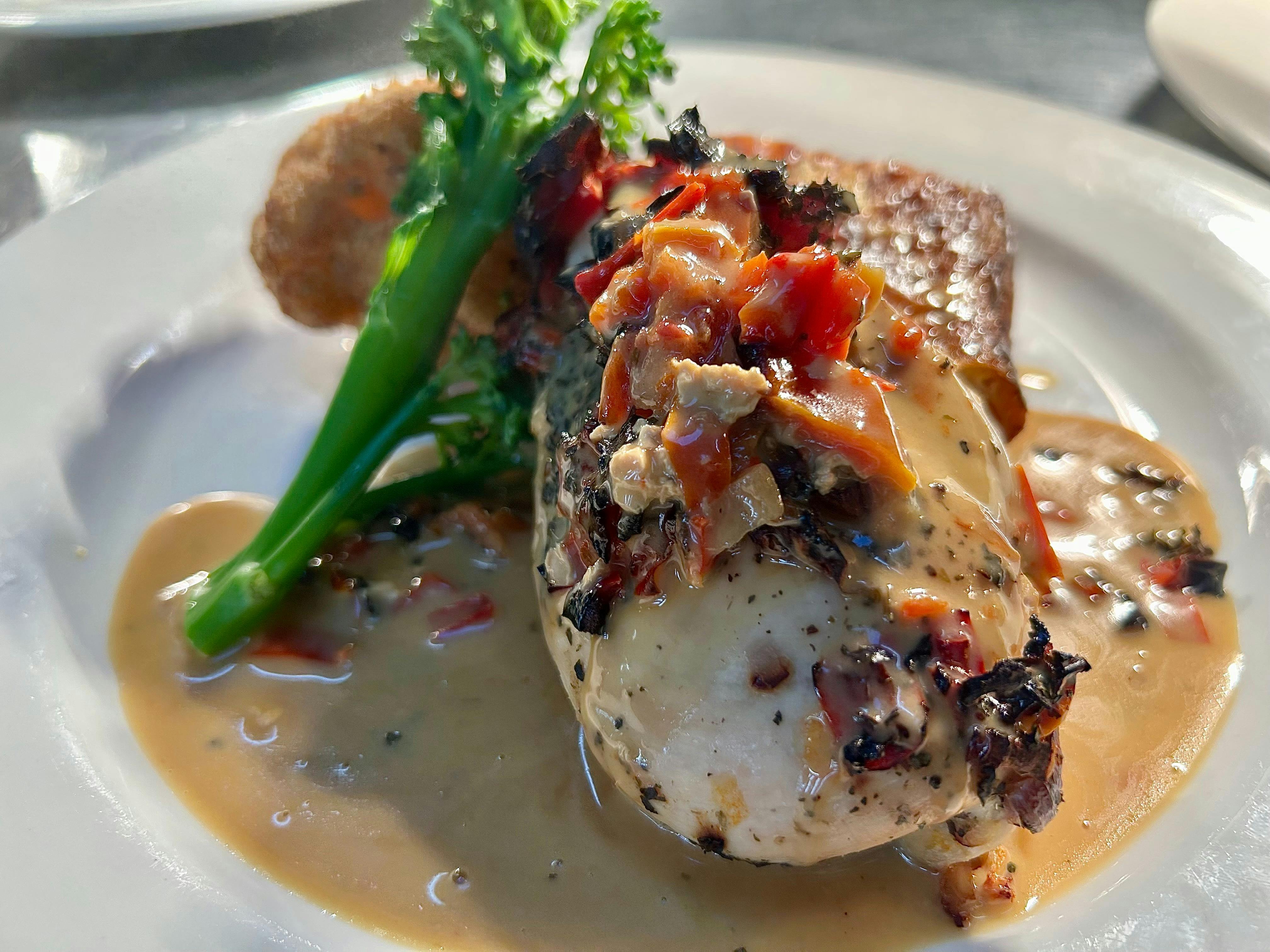 Chicken dish from our 2023 Valentines Day Menu