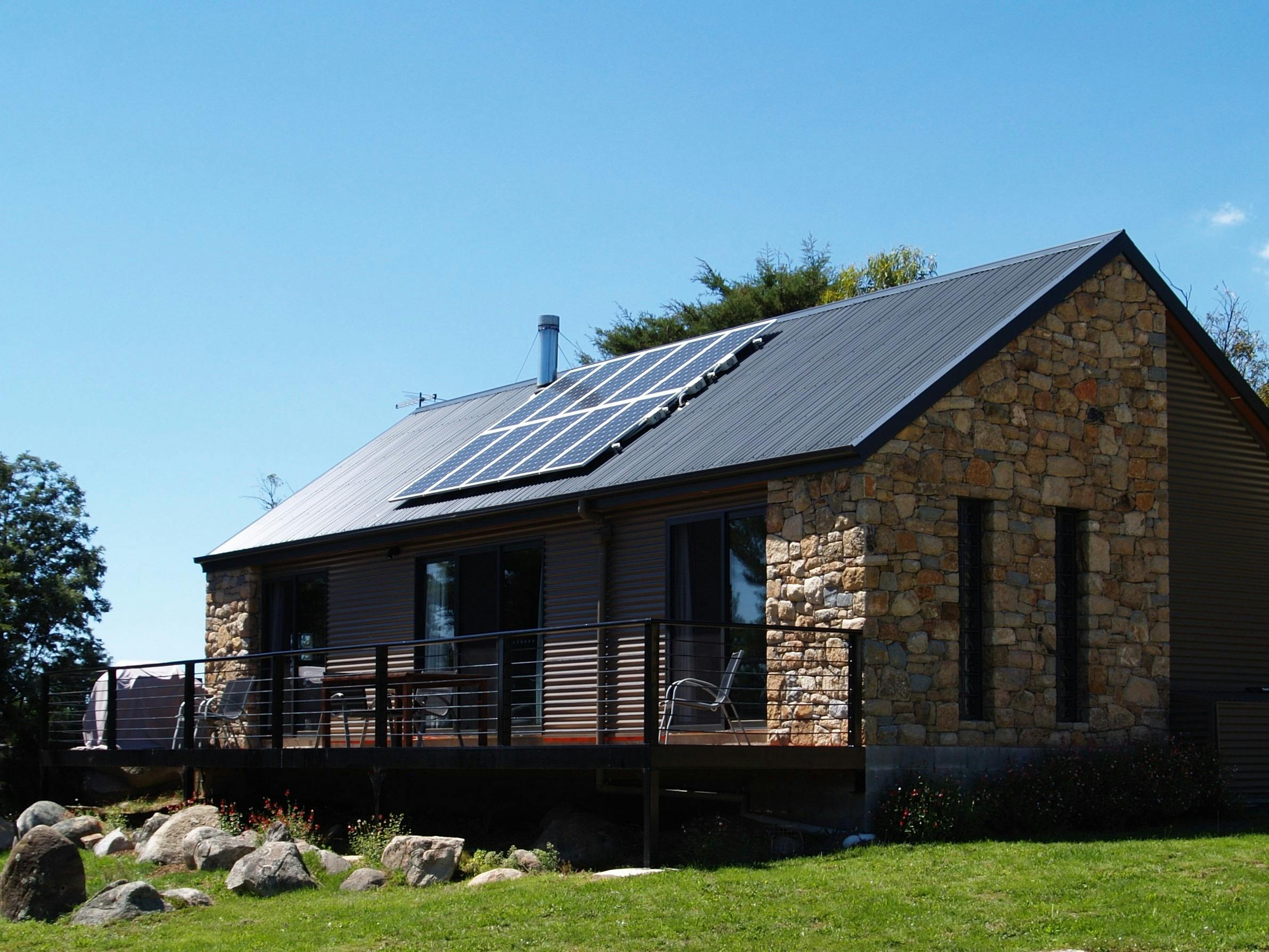 This cottage has excellent views of Jindabyne Air Strip and pilots can park their aircraft next to t