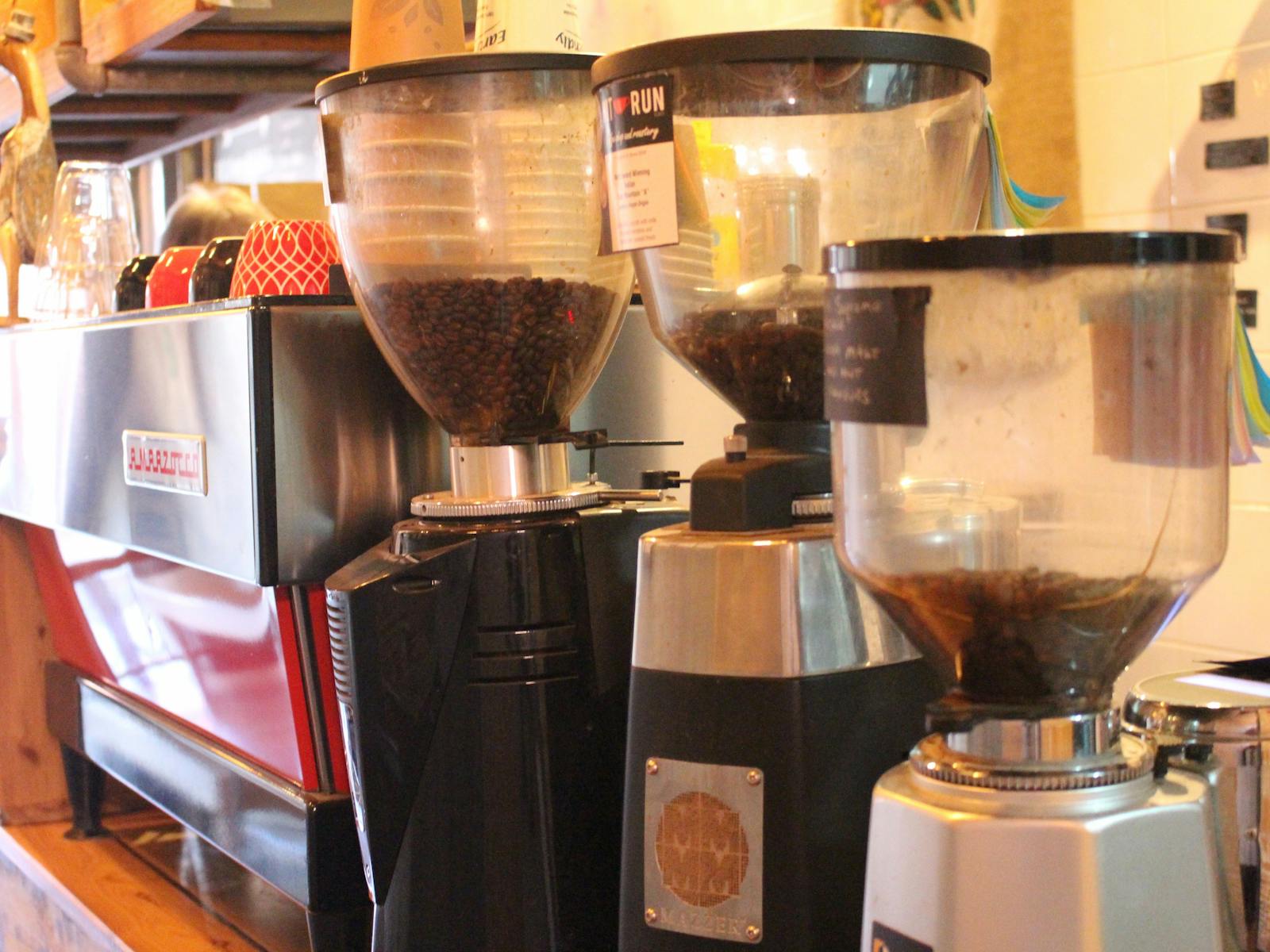 Choose from three different Single Origin Coffees every day !