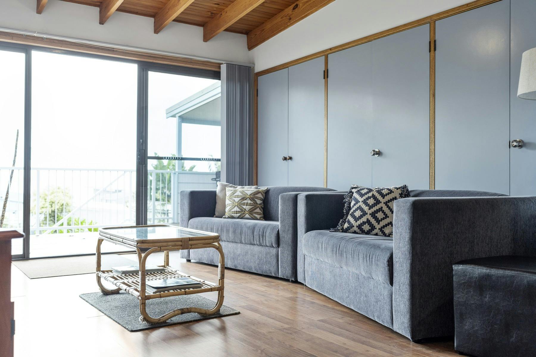 Living room with view