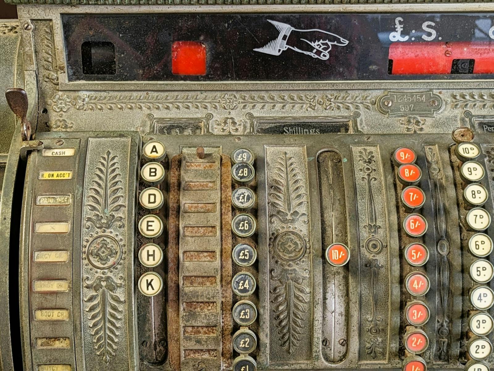 The Vintage National Cash Register at Dungog Museum