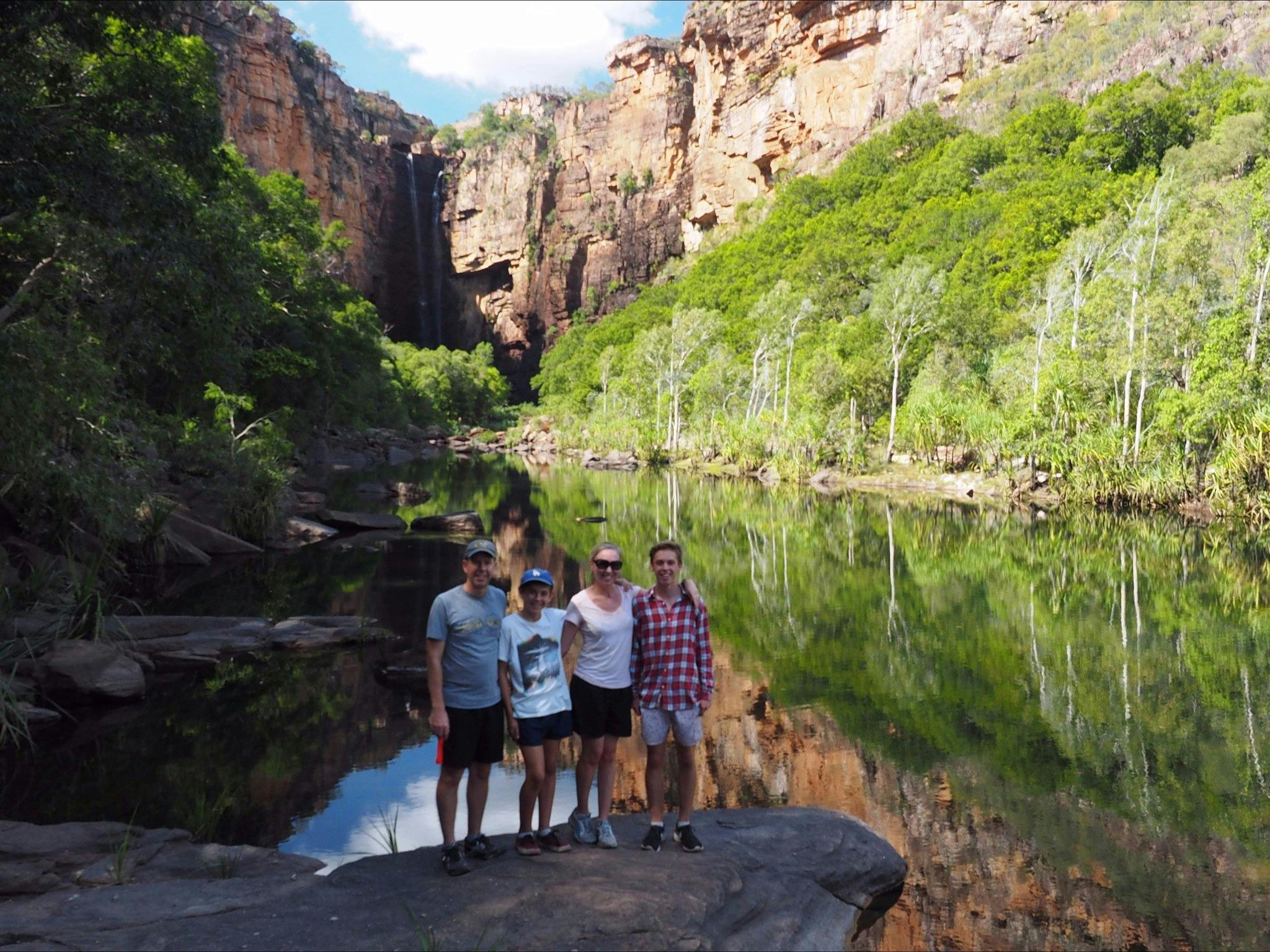 Charter North hiking in Jim Jim Gorge Kakadu National Park