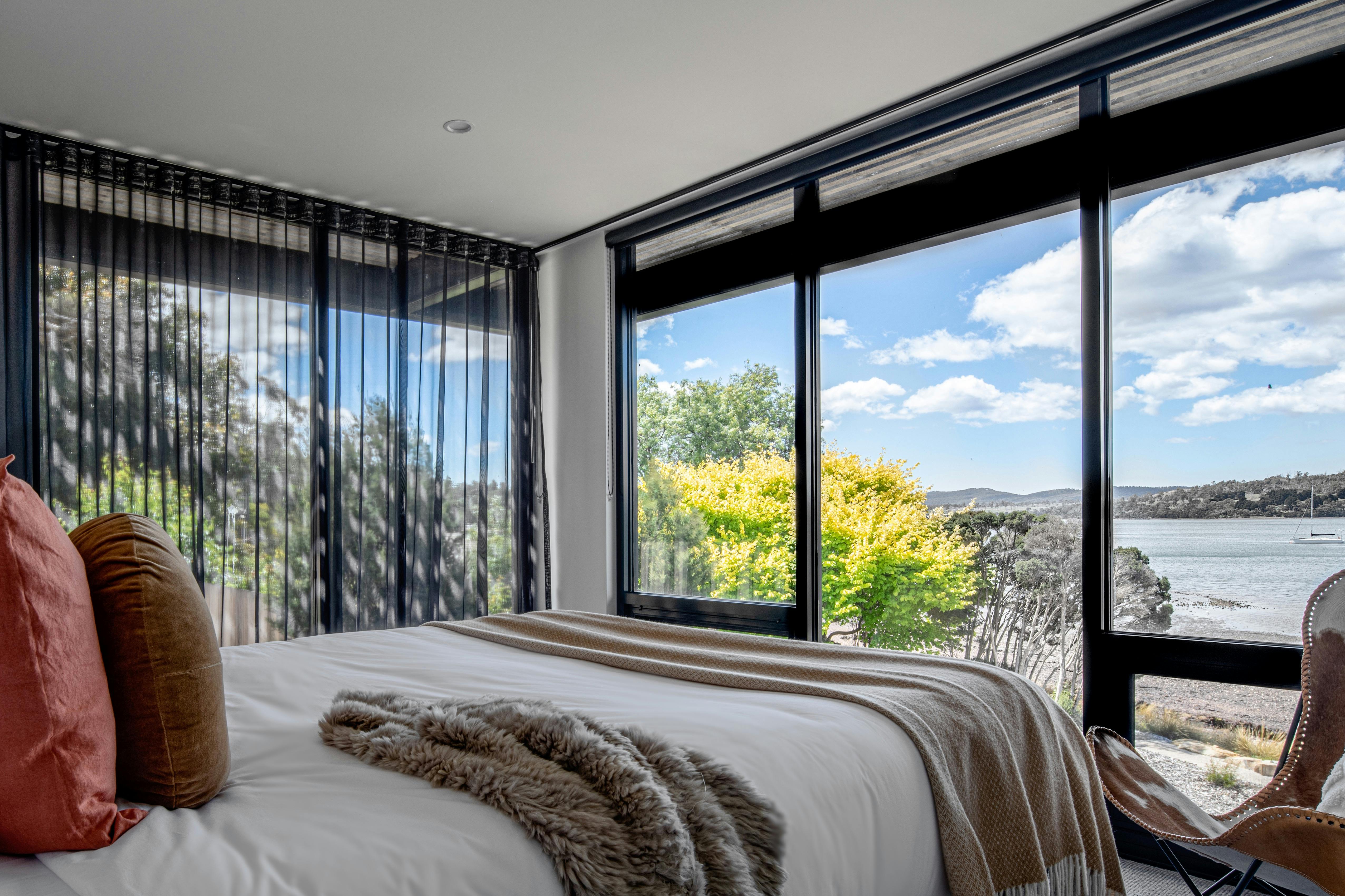 Bedroom 2 is orientated so you wake up in the morning looking at the stunning river views
