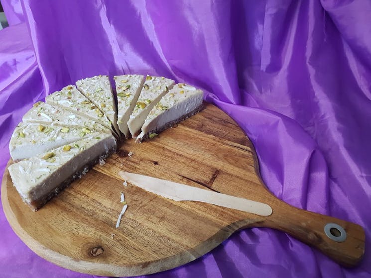Try our Vegan raw Cheesecake