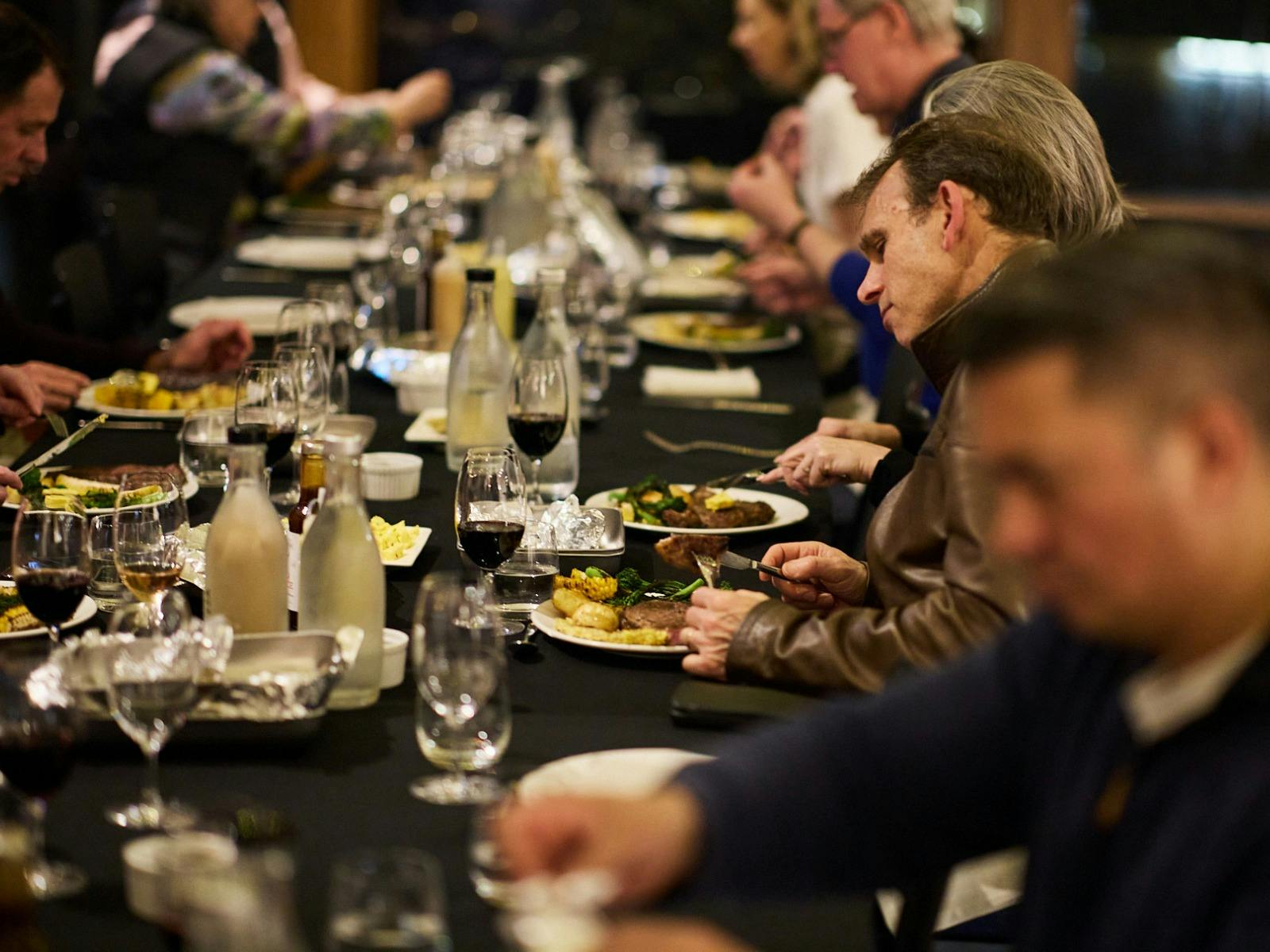 Enjoy a perfectly cooked steak